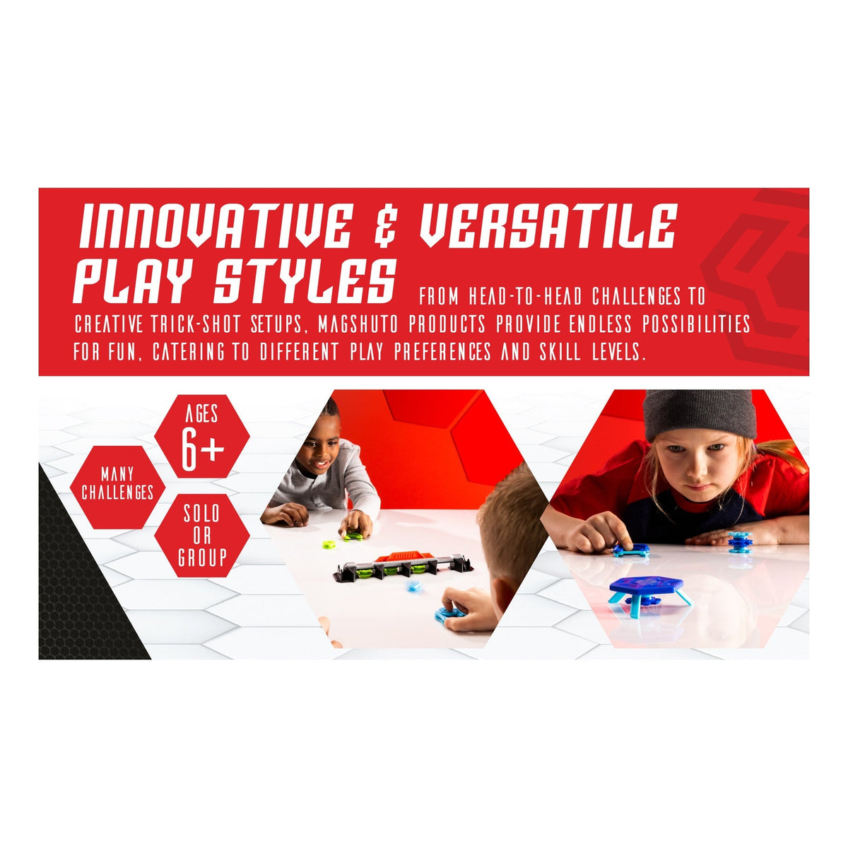 TOMY Magshuto Knockout Rail Magnetic Skill Game