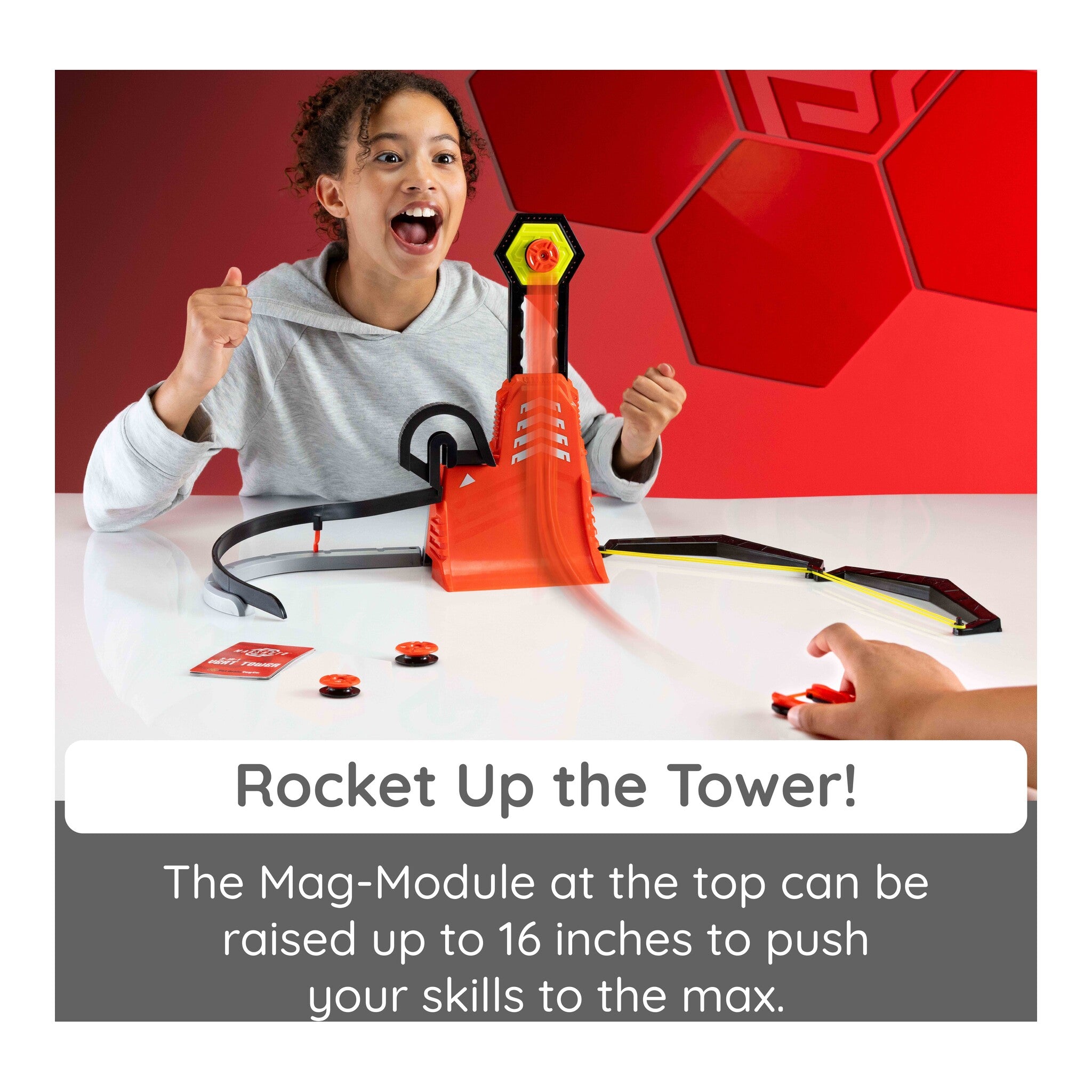 Fat Brain Toys Magshuto Vert Tower Magnetic Trick-Shot Playset