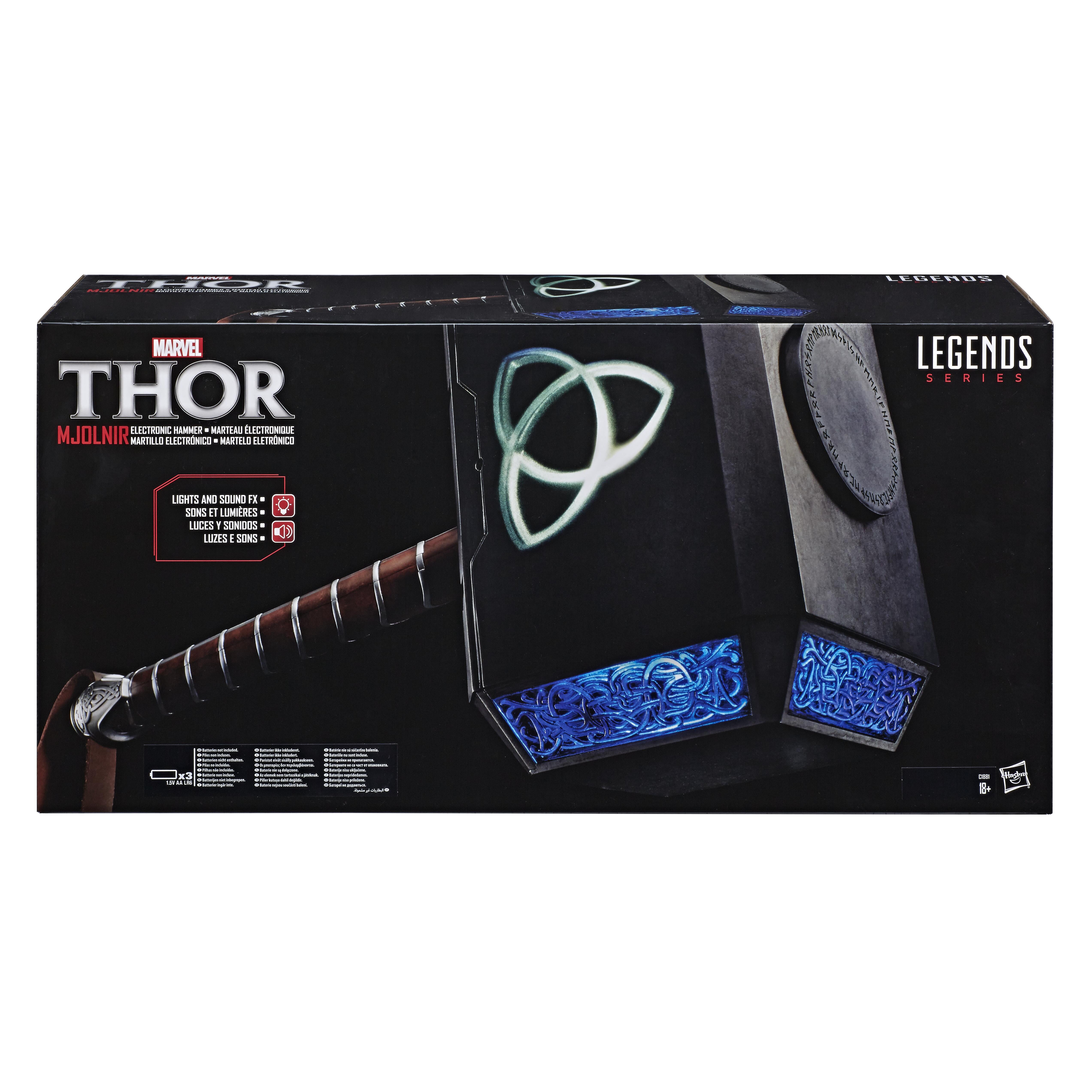 Hasbro Marvel Legends Thor Mjolnir Electronic Hammer