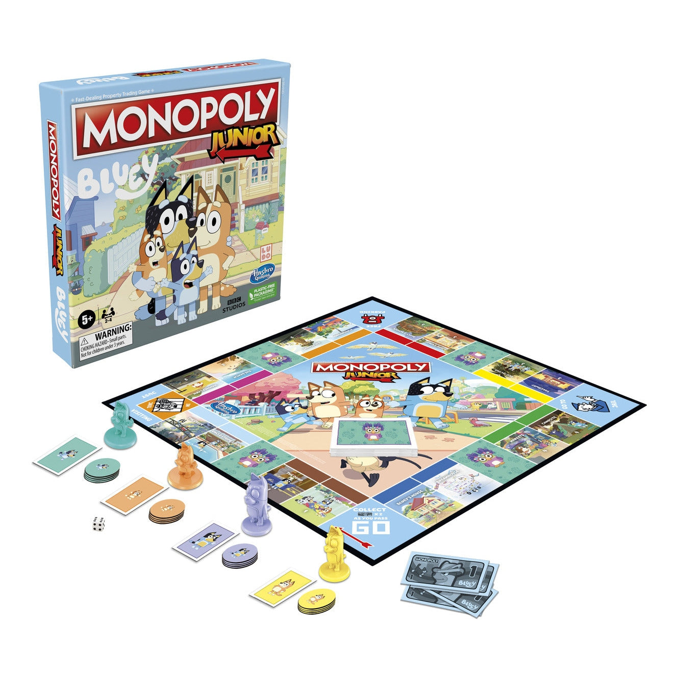 Hasbro Monopoly Junior Bluey Edition Board Game