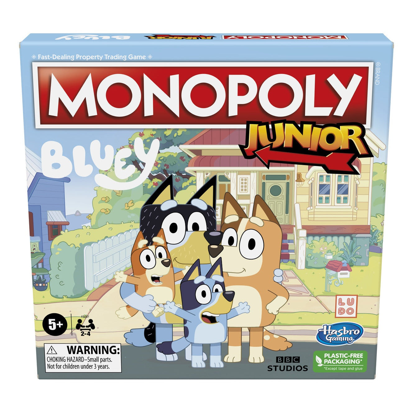Hasbro Monopoly Junior Bluey Edition Board Game