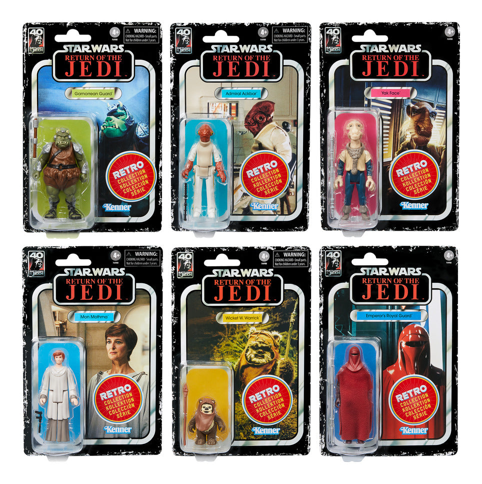 Hasbro Star Wars Retro Collection Return of the Jedi Multipack – 6 Figures
