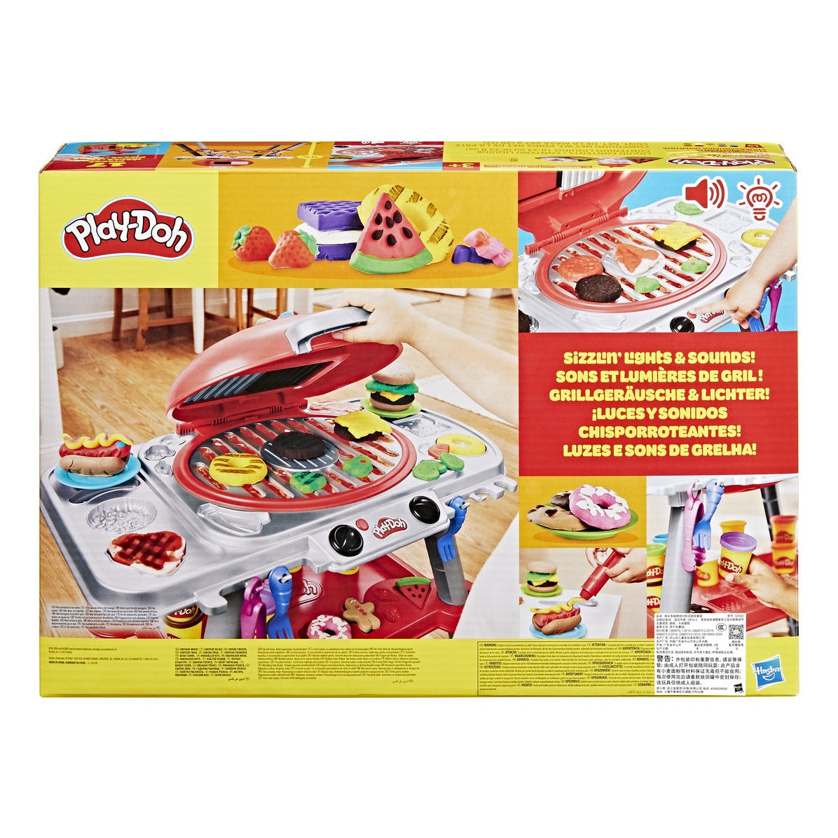 Play-Doh Sizzlin’ Grill Playset with Lights and Sounds