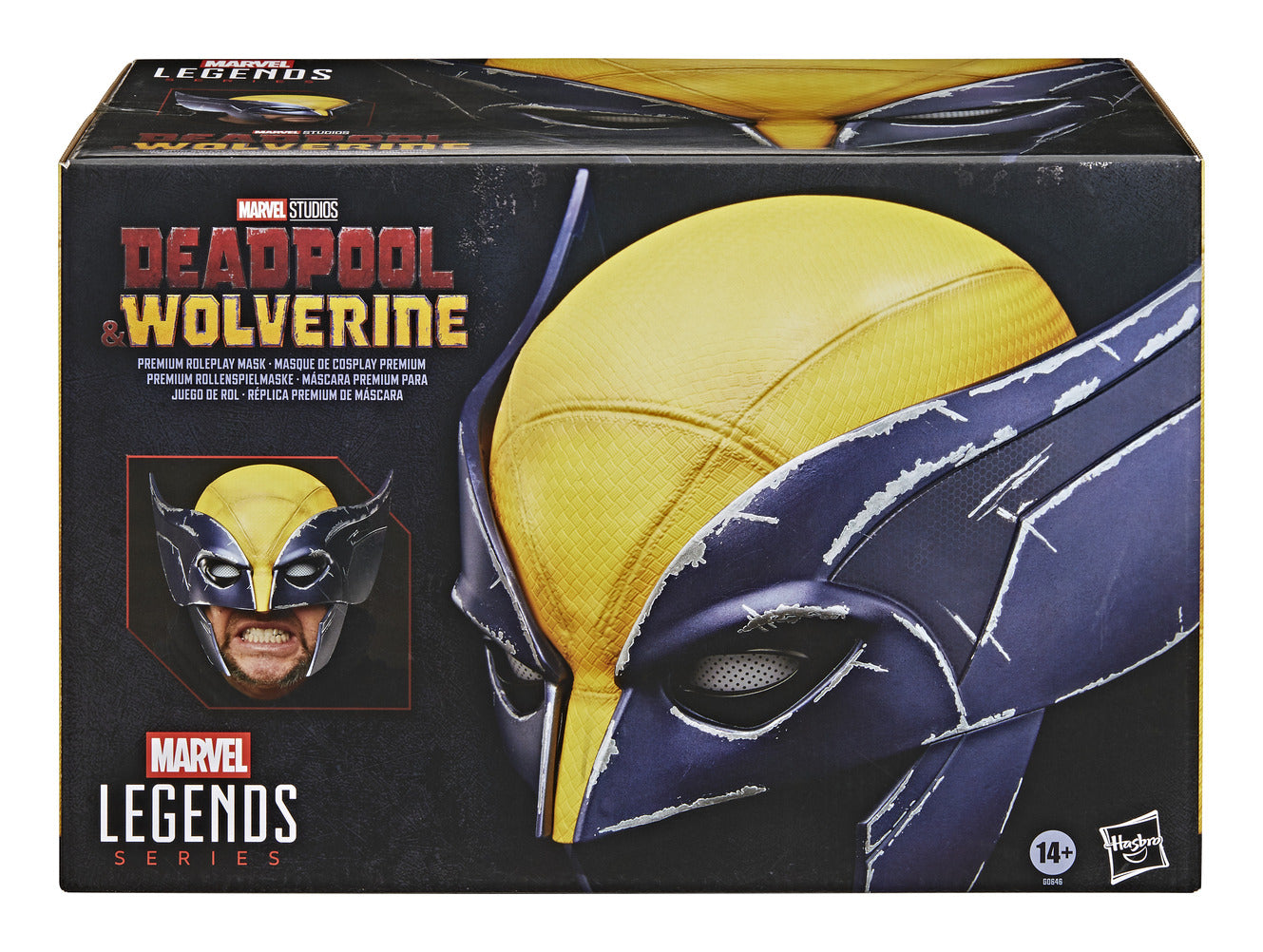 Marvel Legends Wolverine Premium Roleplay Mask with Display Stand