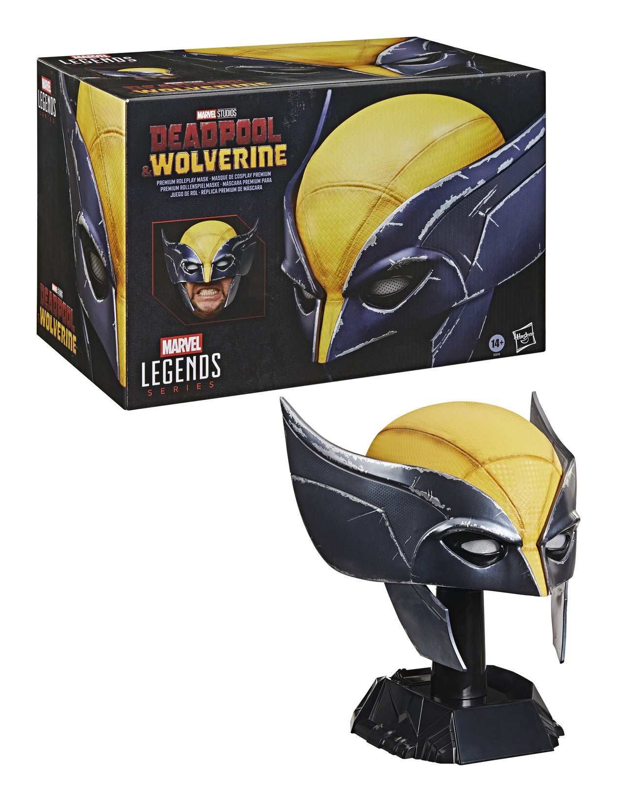 Marvel Legends Wolverine Premium Roleplay Mask with Display Stand