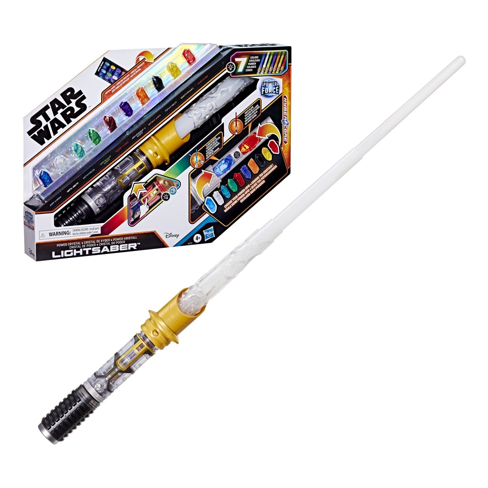 Hasbro Star Wars Power Crystal Lightsaber with 10 Kyber Crystals