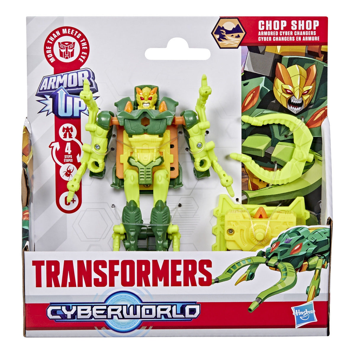 Transformers Cyberworld Bumblebee Armoured Cyber Changers Action Figure