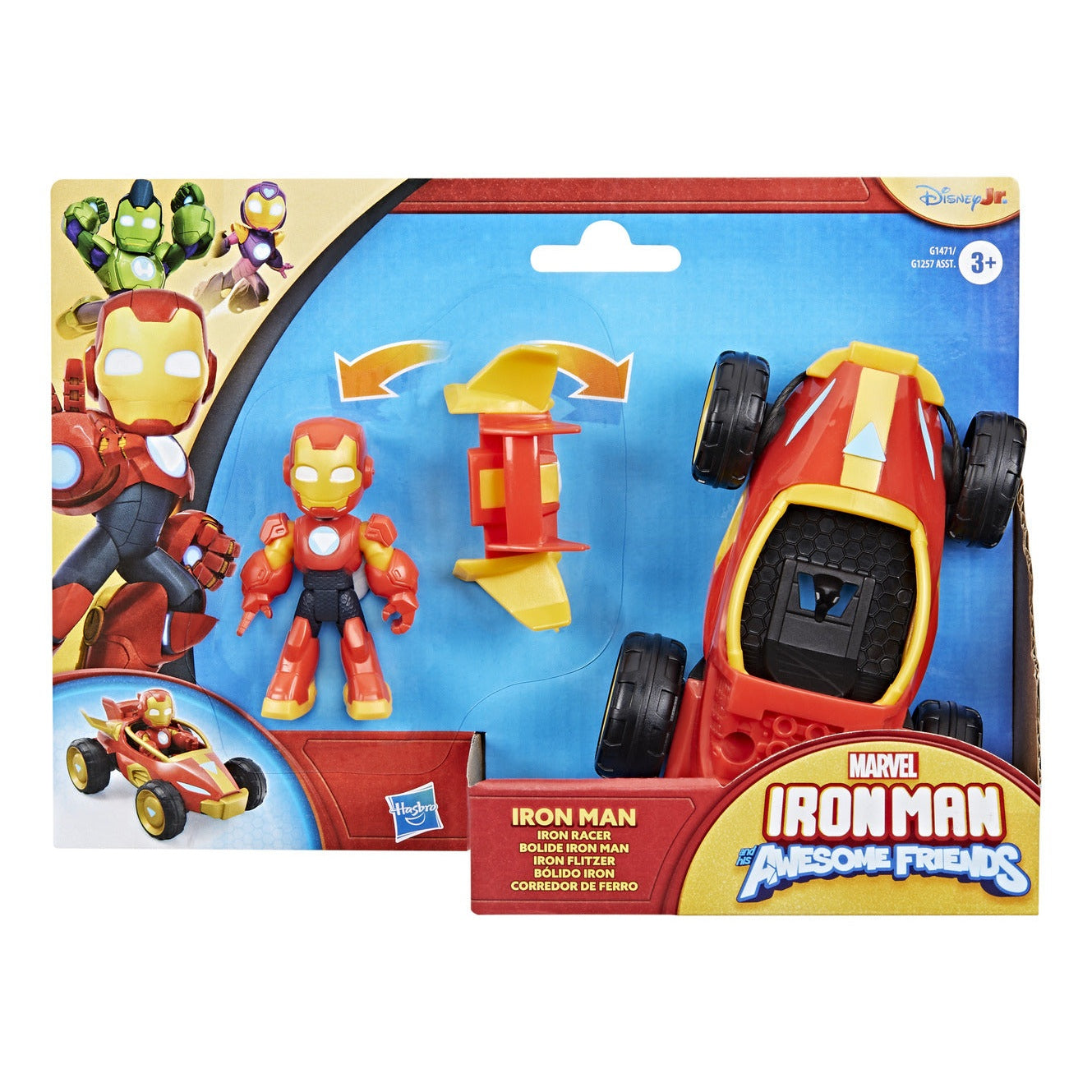 Marvel Iron Man and His Awesome Friends Iron Man Vehicle and Figure