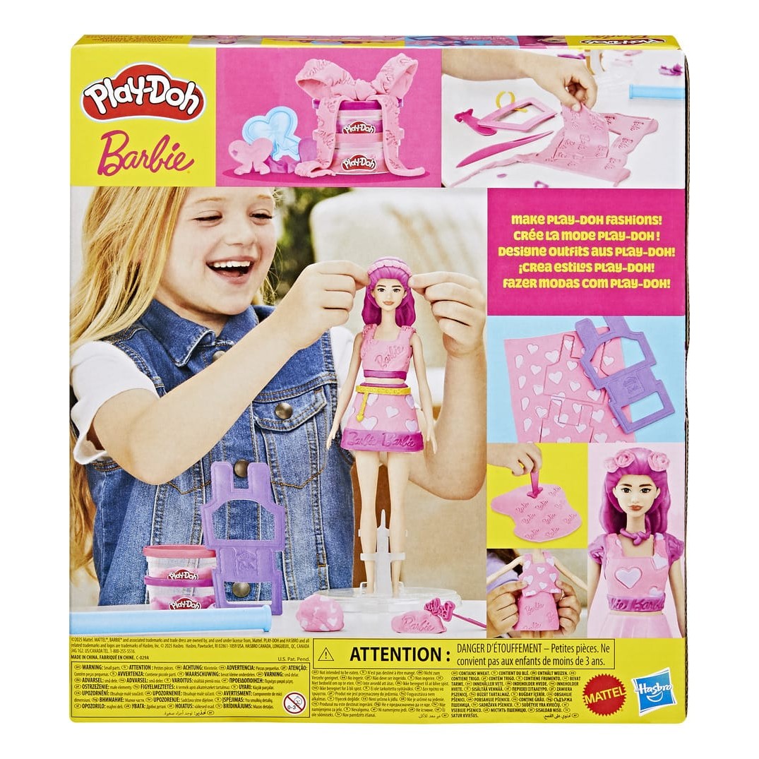 Play-Doh Barbie Hearts & Hair Designer Doll Set