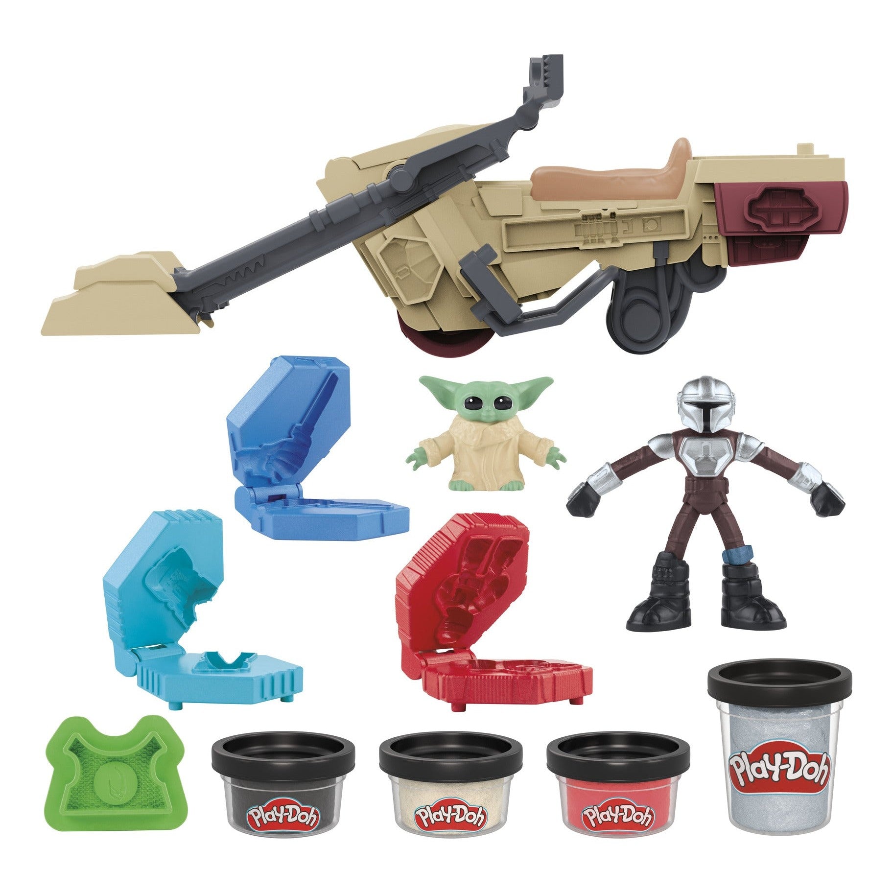 Play-Doh Star Wars The Mandalorian & Grogu Speeder Playset