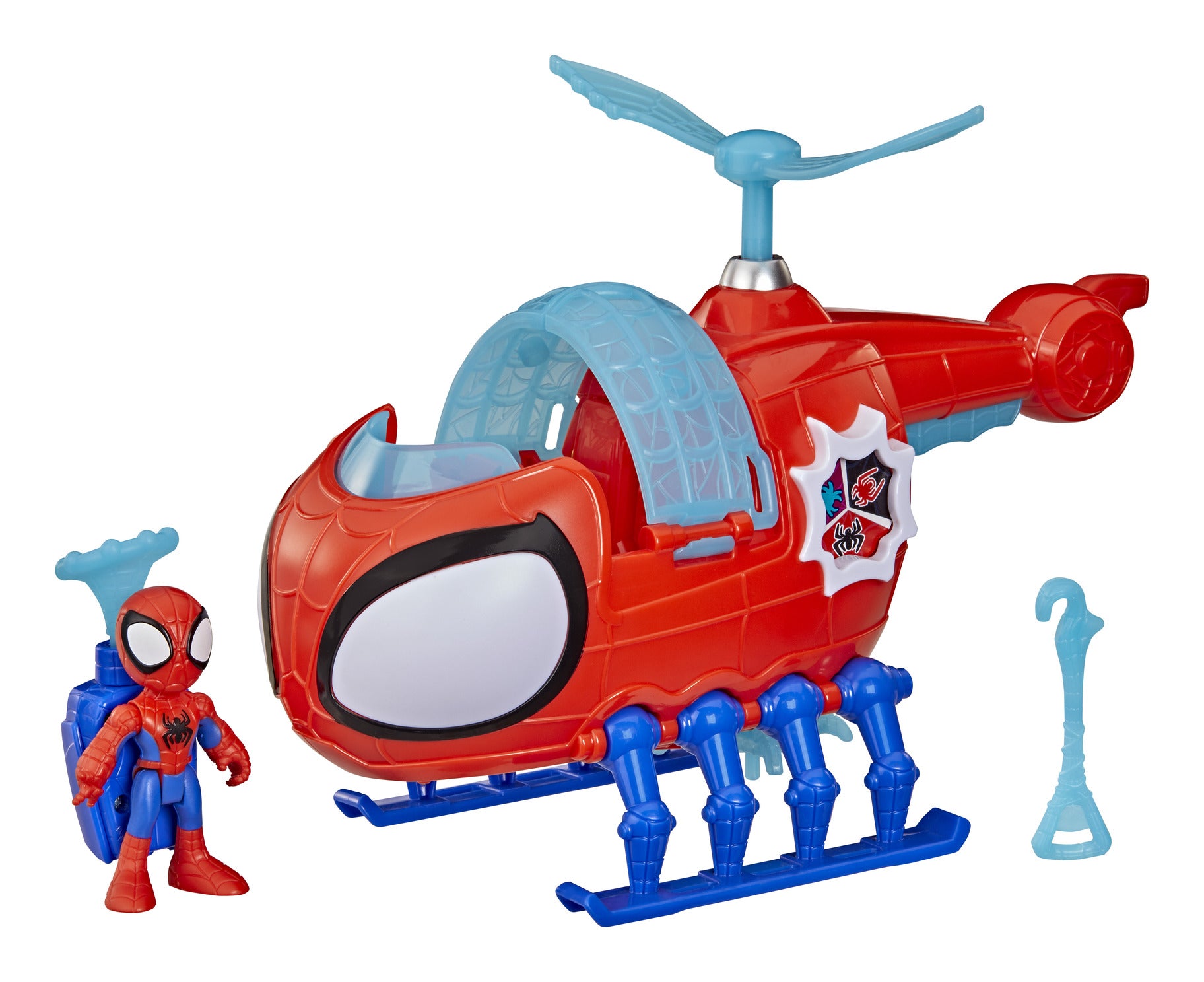 Marvel Spidey and His Amazing Friends Team Spidey Copter with Spidey Figure