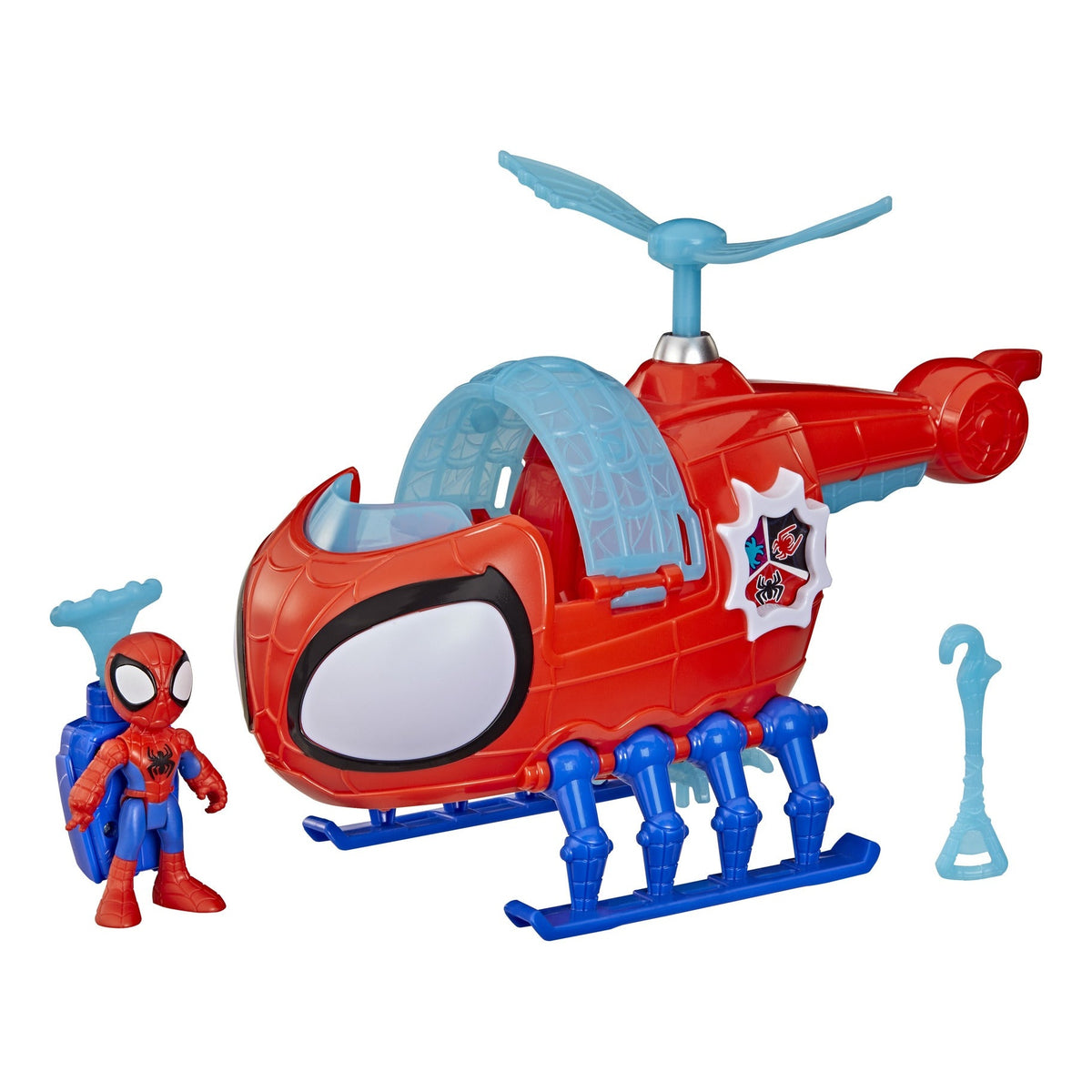 Marvel Spidey and His Amazing Friends Team Spidey Copter with Spidey Figure