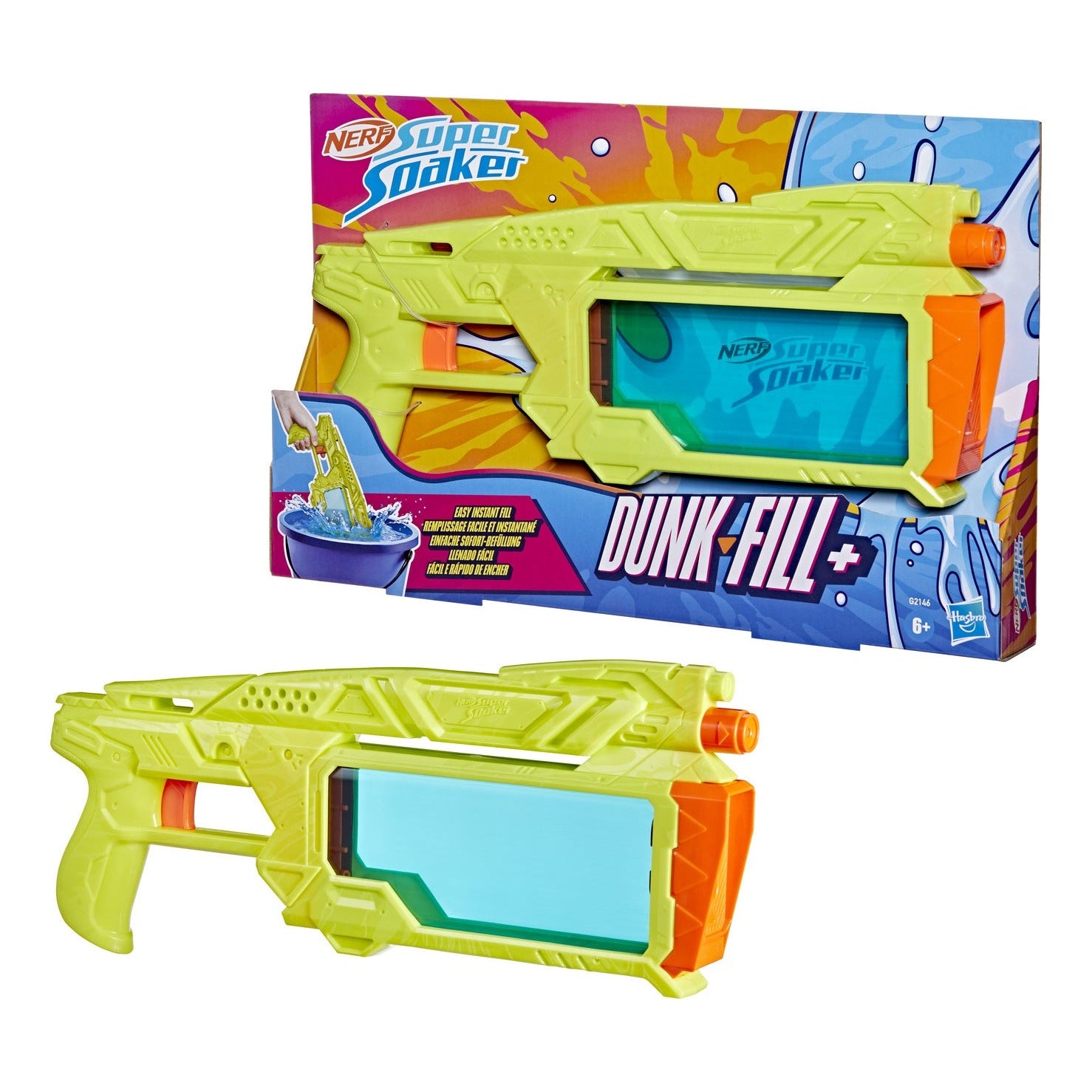 Nerf Super Soaker Dunk-Fill+ Water Blaster