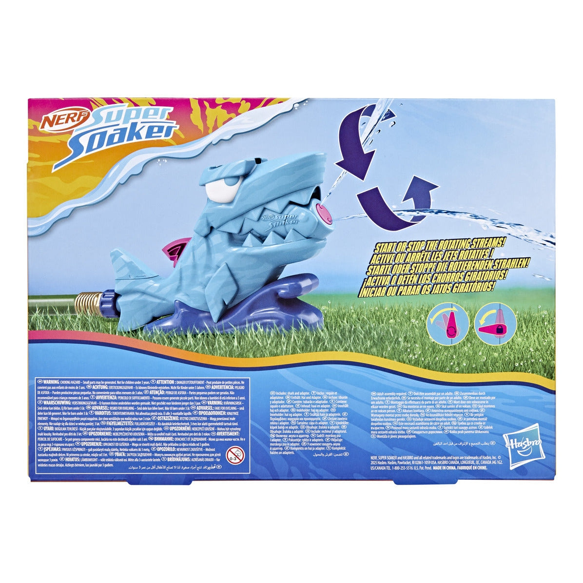 NERF Super Soaker Hop & Chomp Shark Water Toy