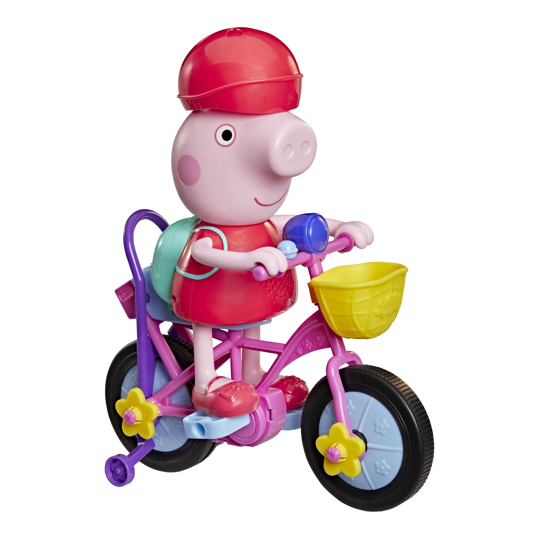 Peppa Pig Ready, Pedal, Go Peppa Interactive Figure and Bicycle Playset