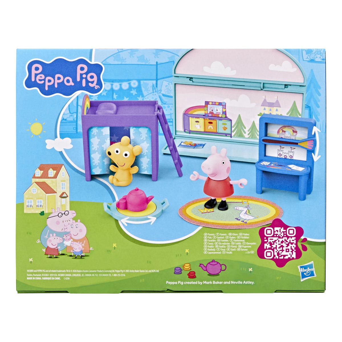 Peppa Pig Peppa's Bedroom Set with Figure and 7 Accessories