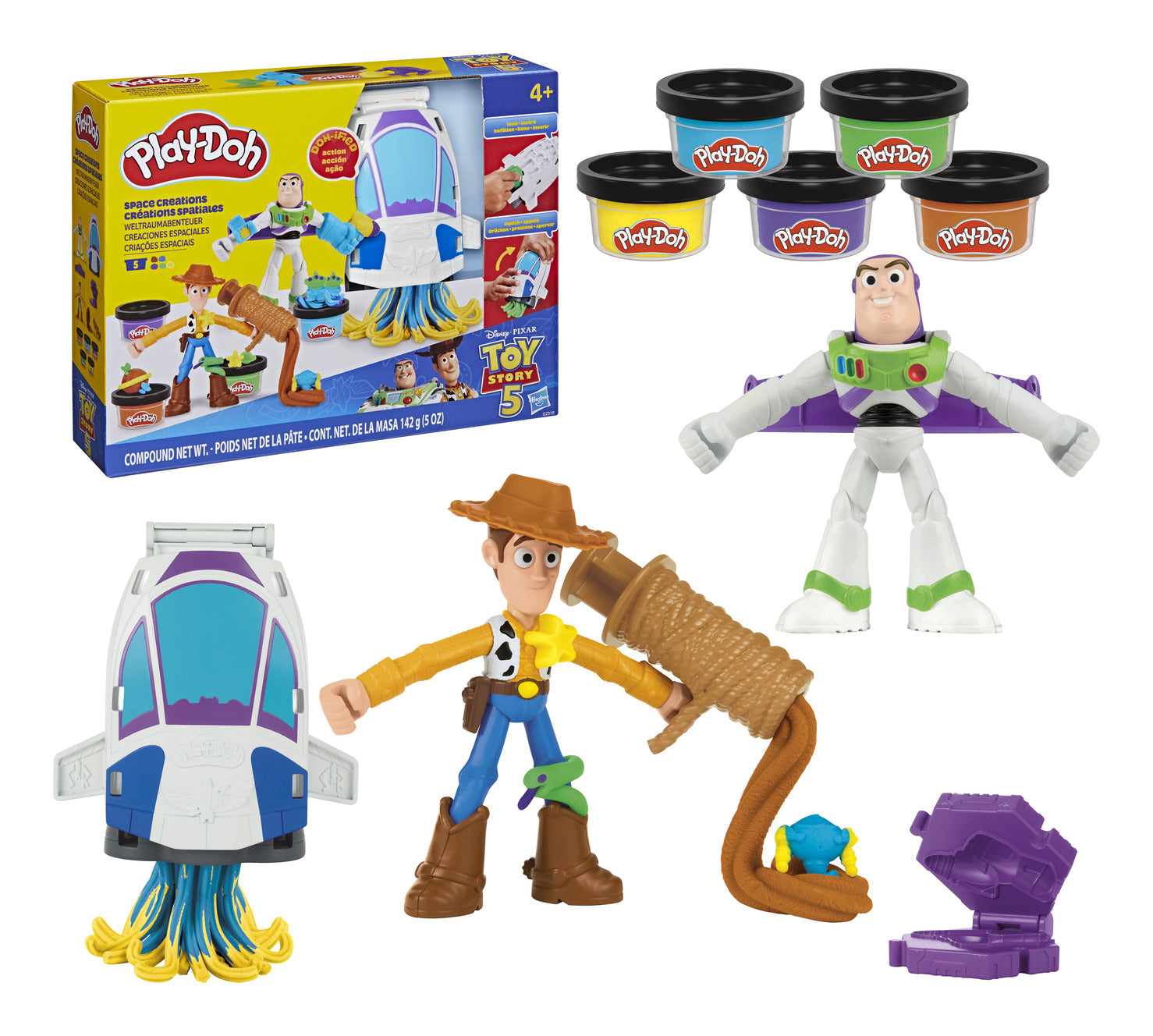 Play-Doh Disney Pixar Toy Story 5 Space Creations Playset