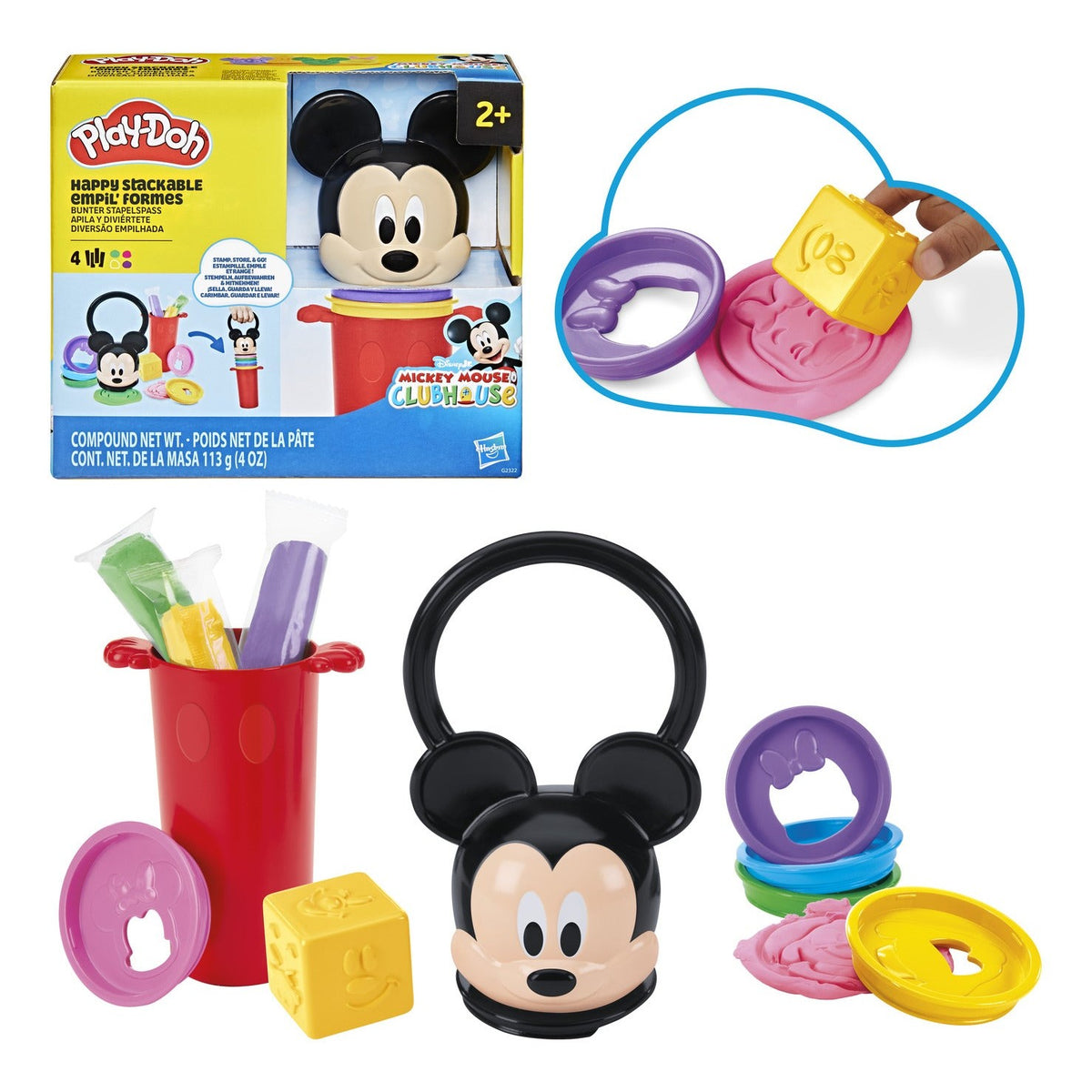 Play-Doh Disney Junior Mickey Mouse Happy Stackable Set