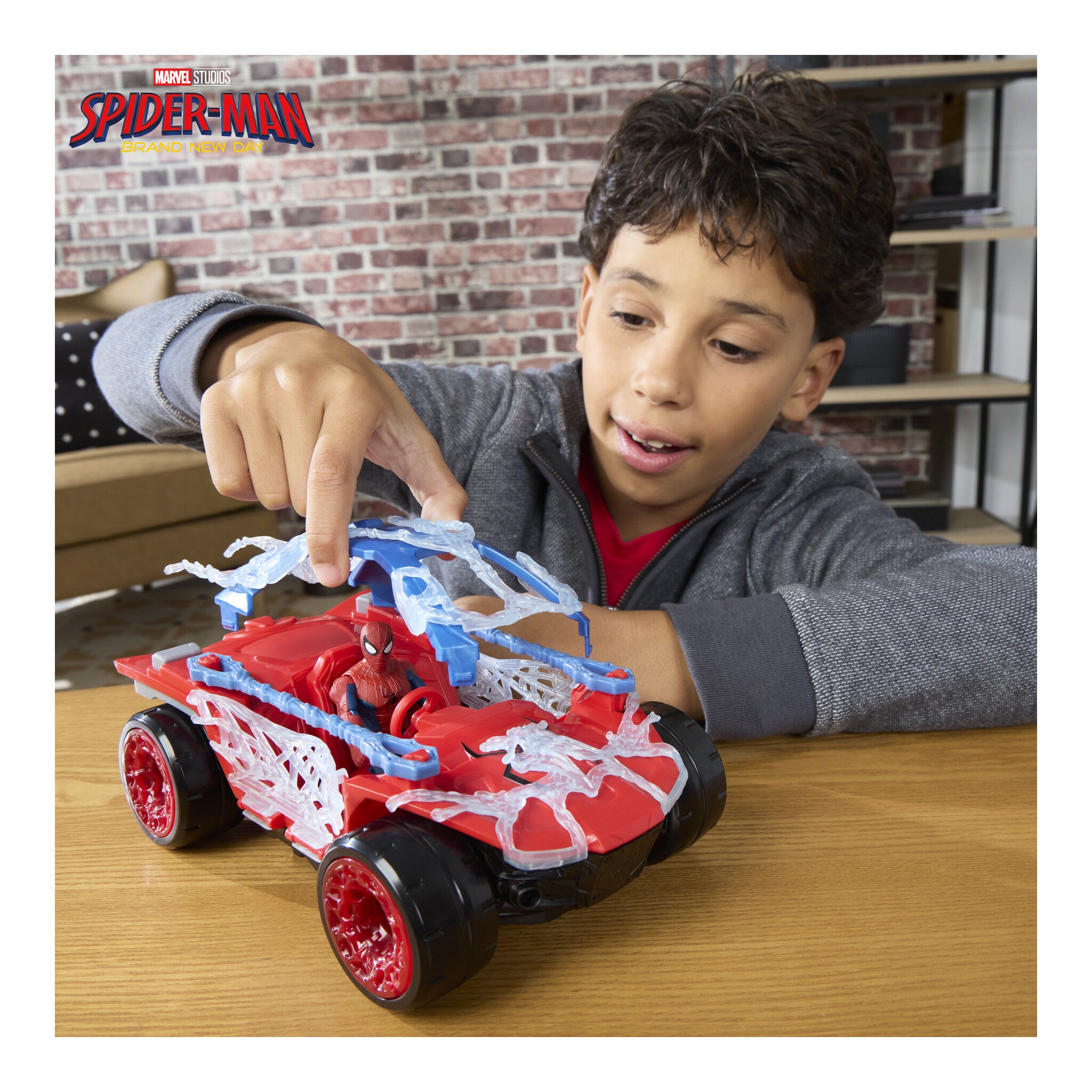 Marvel Spider-Man Web Blast Vehicle with Figure