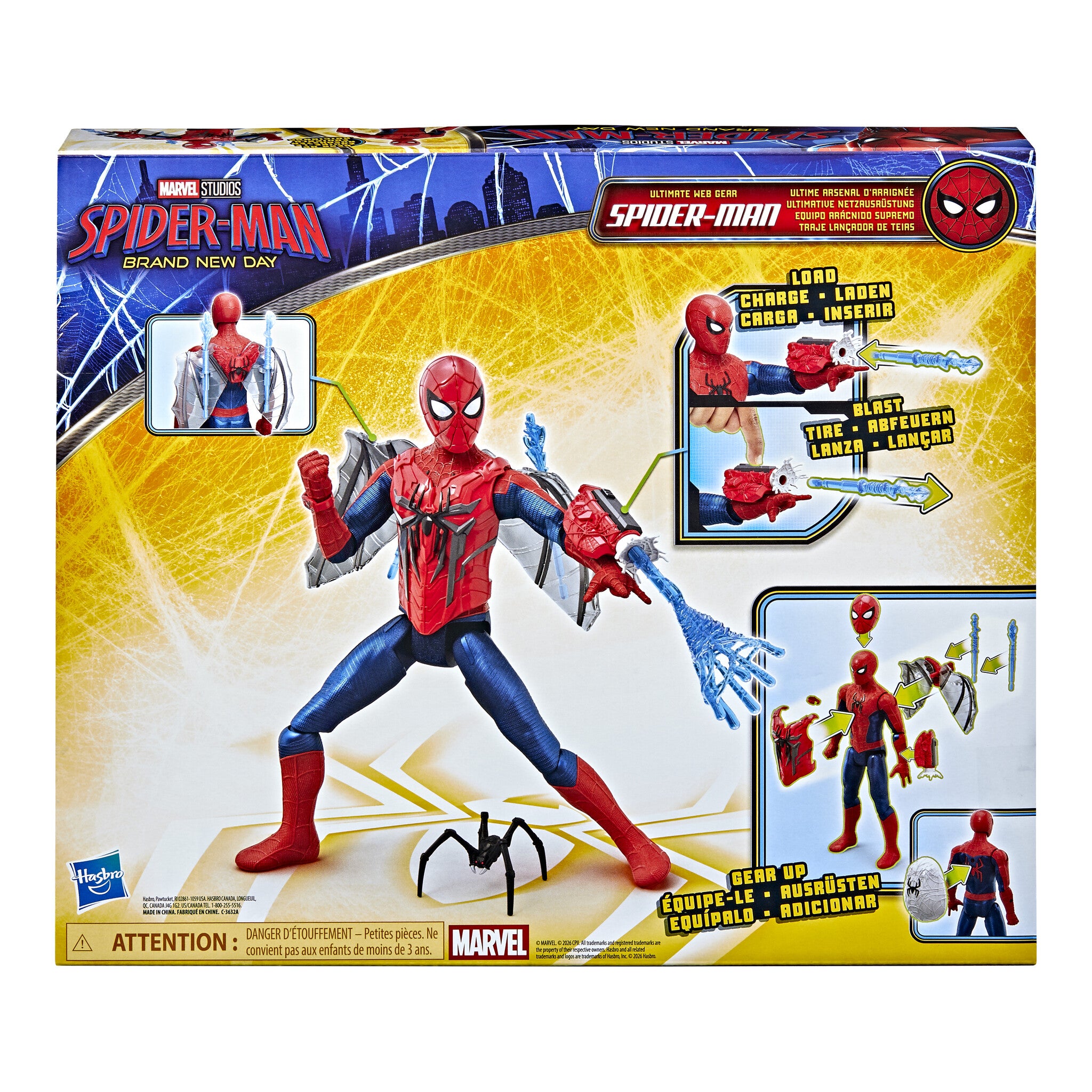 Marvel Spider-Man Brand New Day Titan Series Ultimate Web Gear Figure