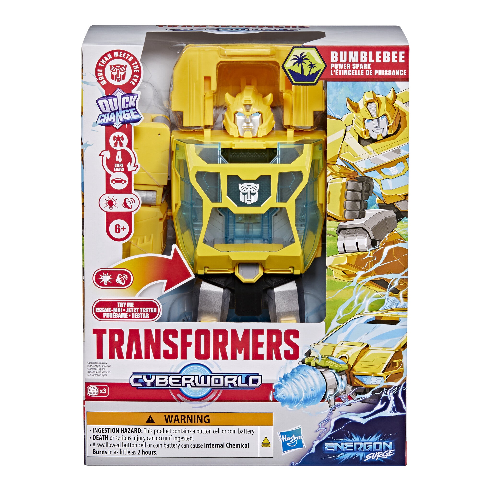 Transformers Cyberworld Power Spark Bumblebee 28cm Action Figure