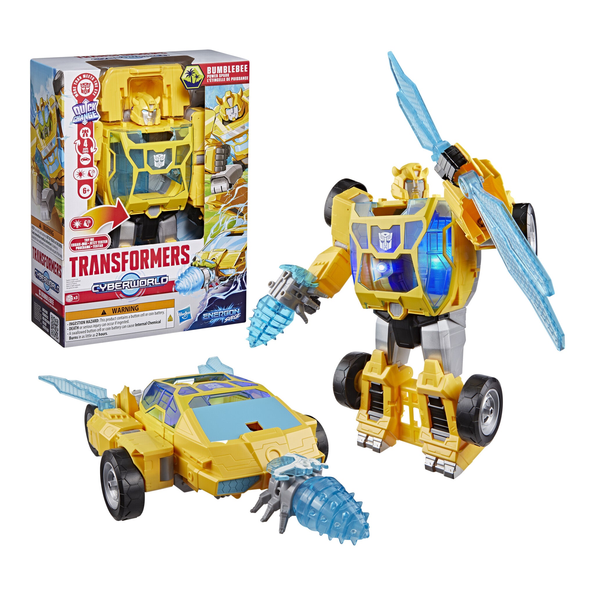 Transformers Cyberworld Power Spark Bumblebee 28cm Action Figure