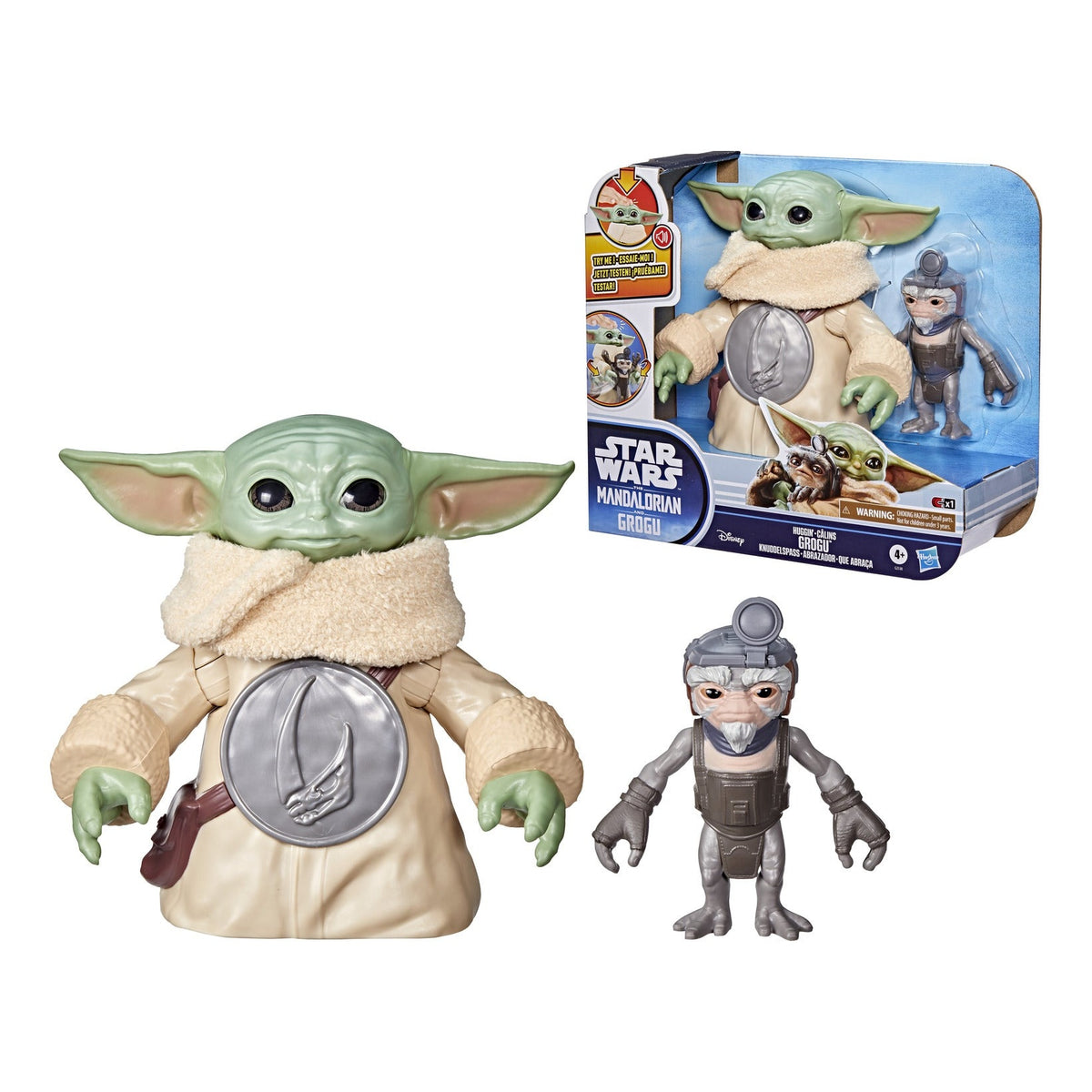Hasbro Star Wars Huggin' Grogu Interactive Figure with Anzellan