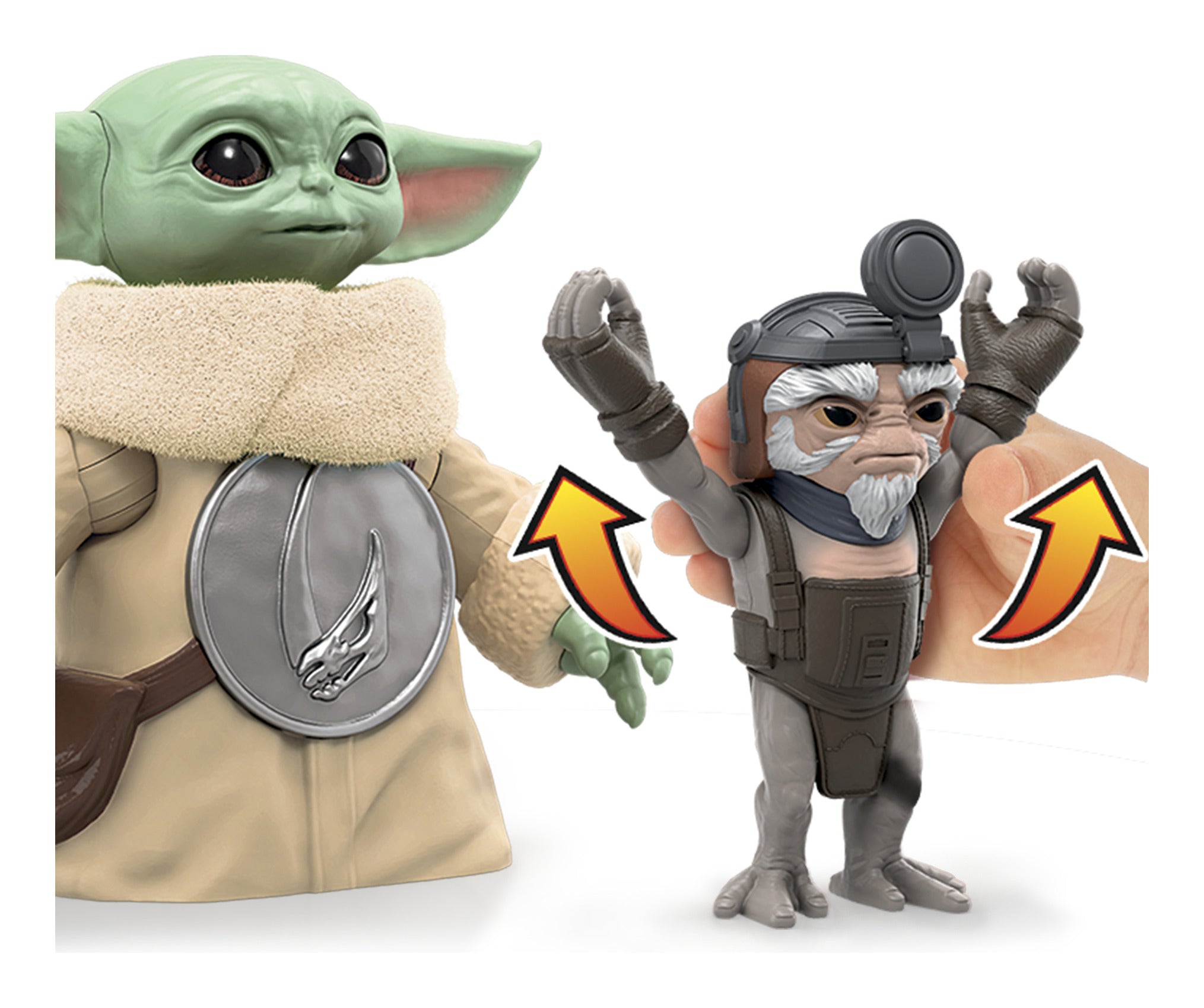 Hasbro Star Wars Huggin' Grogu Interactive Figure with Anzellan