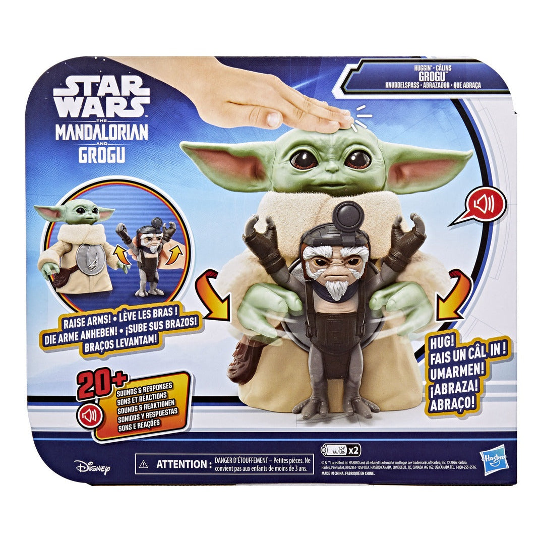Hasbro Star Wars Huggin' Grogu Interactive Figure with Anzellan