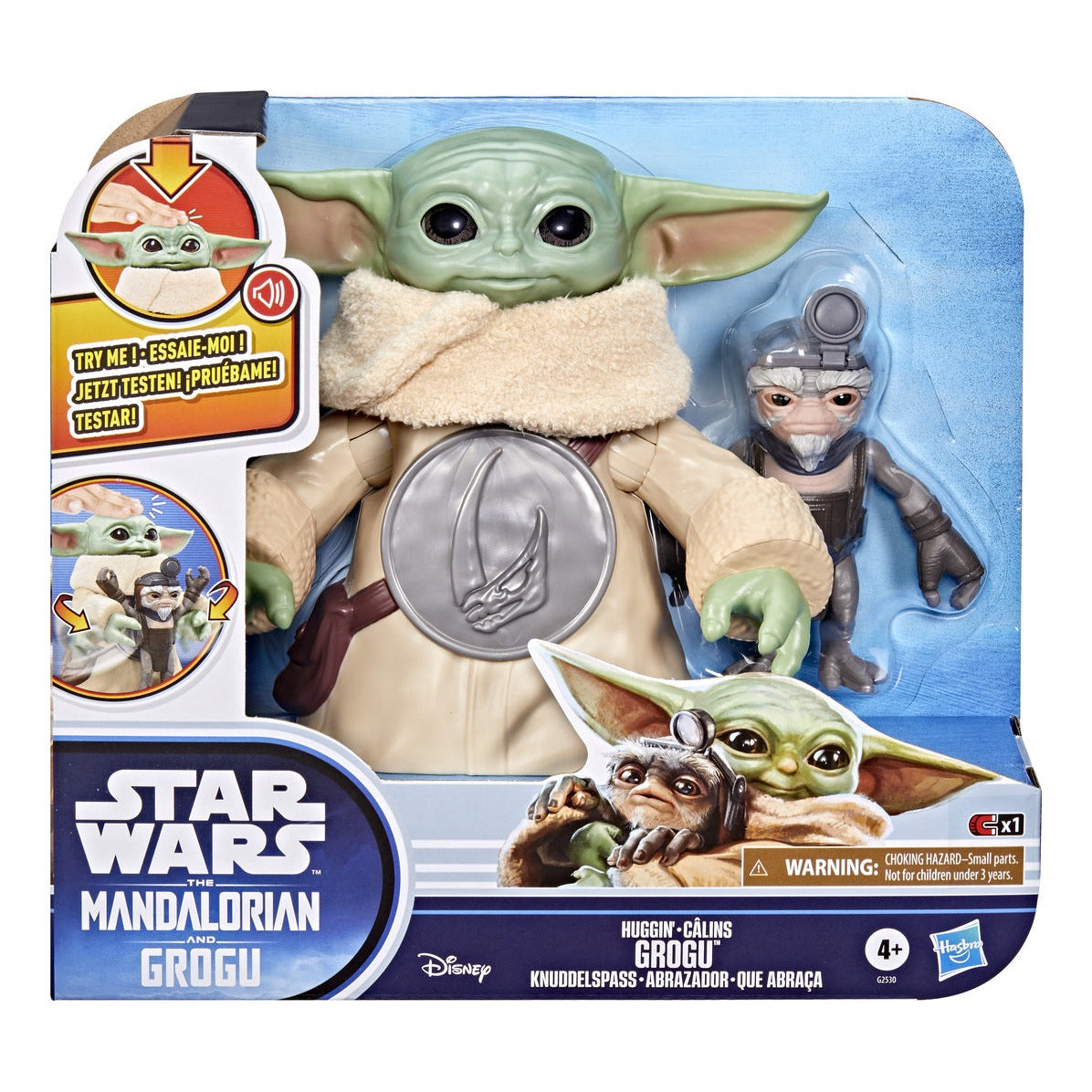 Hasbro Star Wars Huggin' Grogu Interactive Figure with Anzellan