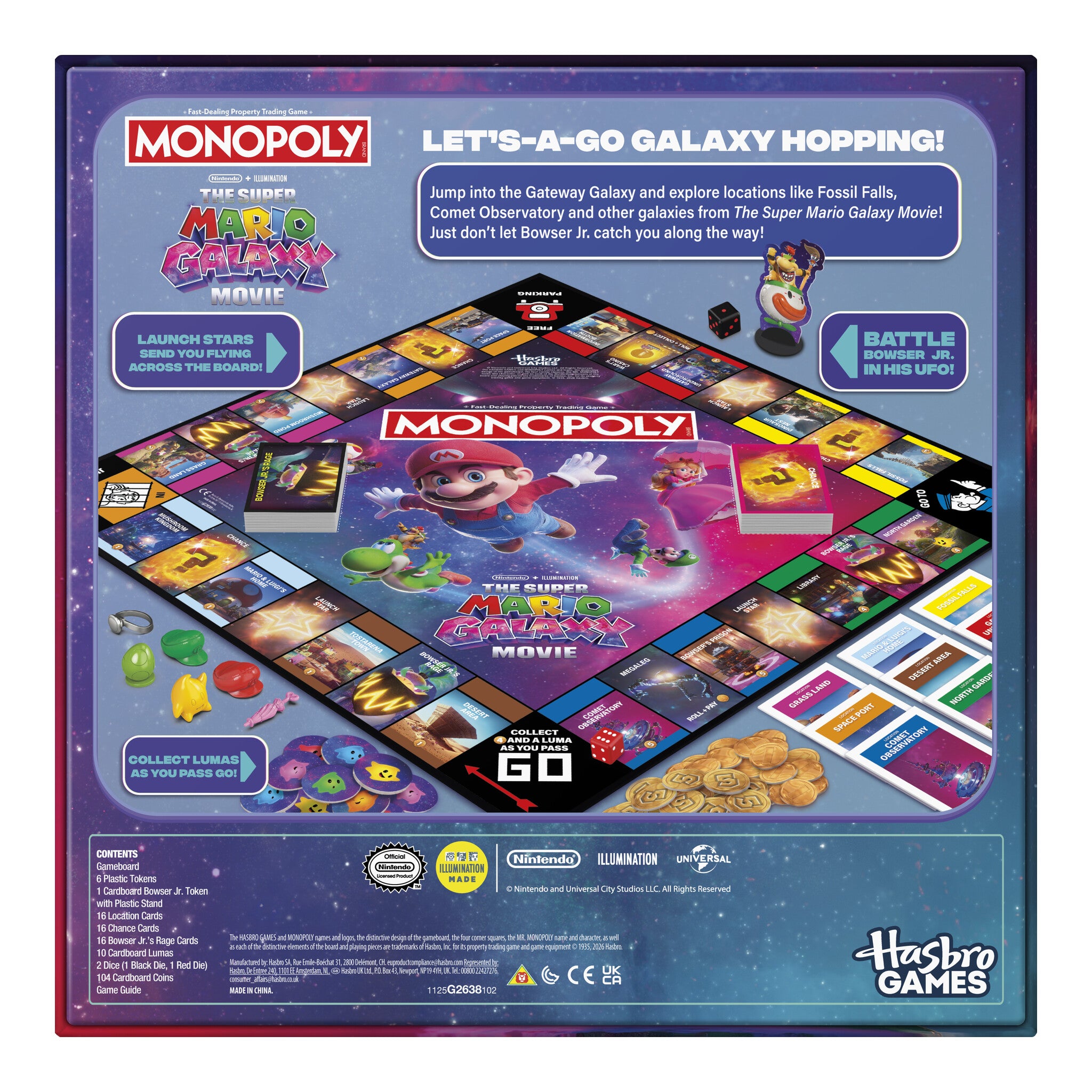 Monopoly The Super Mario Galaxy Movie Edition Board Game