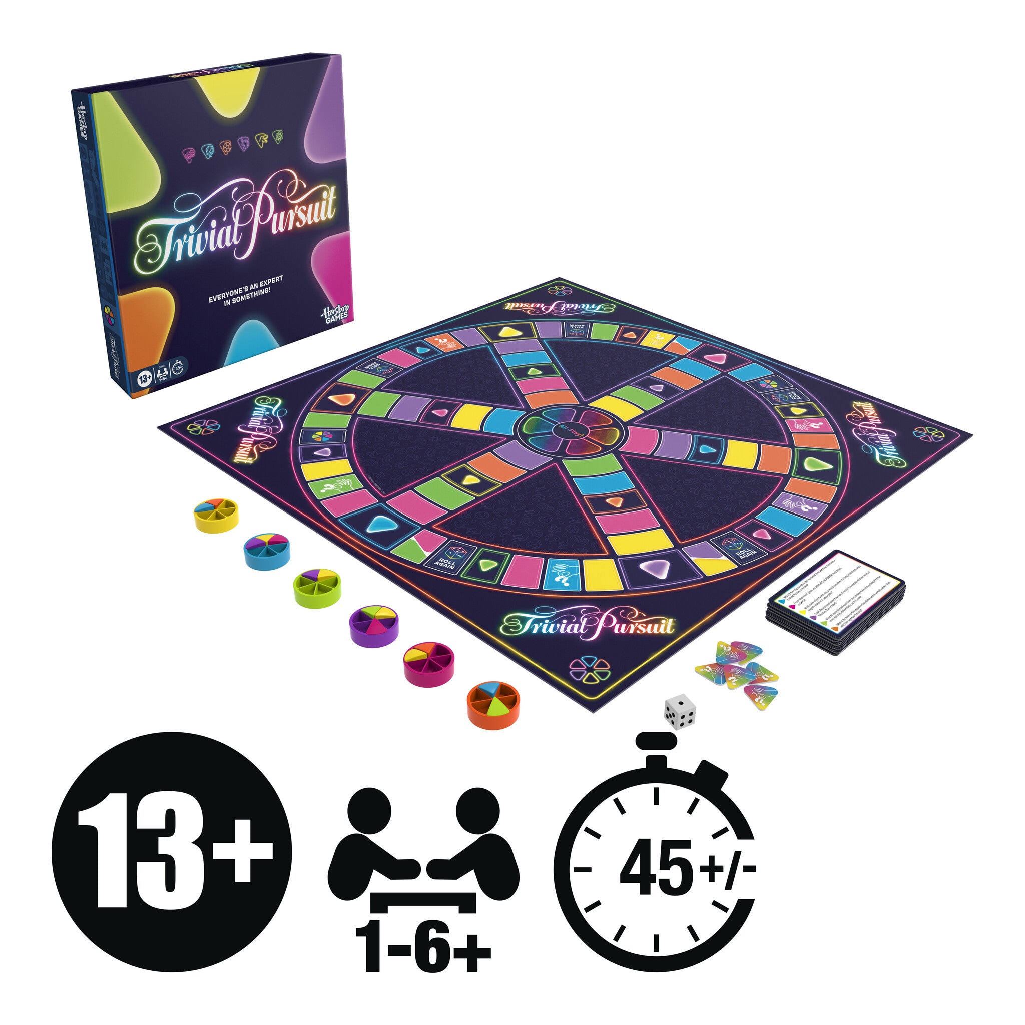 Hasbro Gaming Trivial Pursuit Refresh Board Game