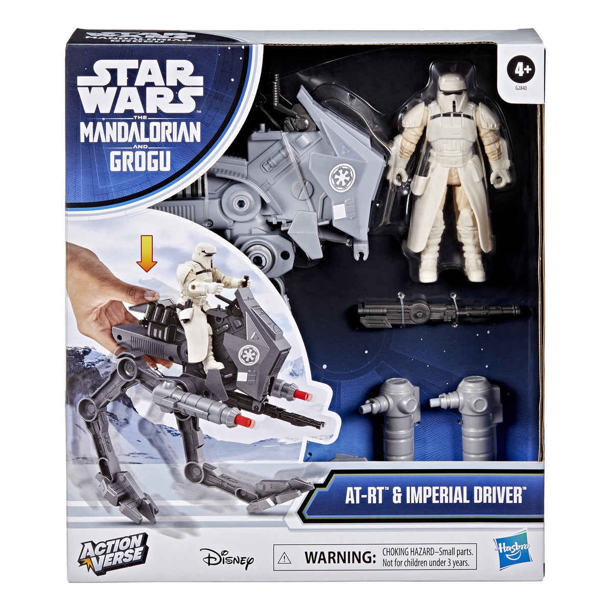 Star Wars ActionVerse AT-RT Vehicle & Imperial Remnant AT-RT Driver