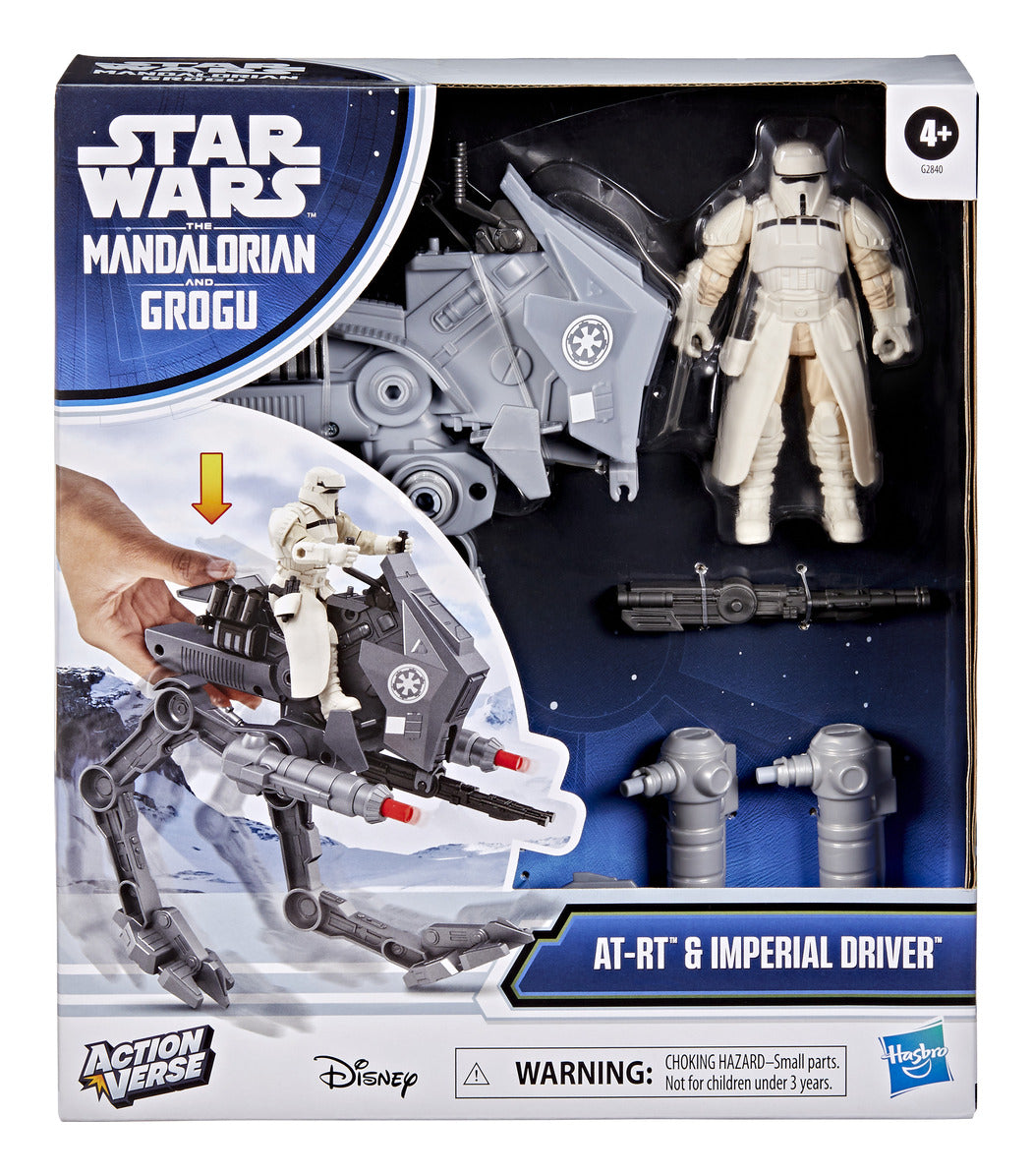 Star Wars ActionVerse AT-RT Vehicle & Imperial Remnant AT-RT Driver