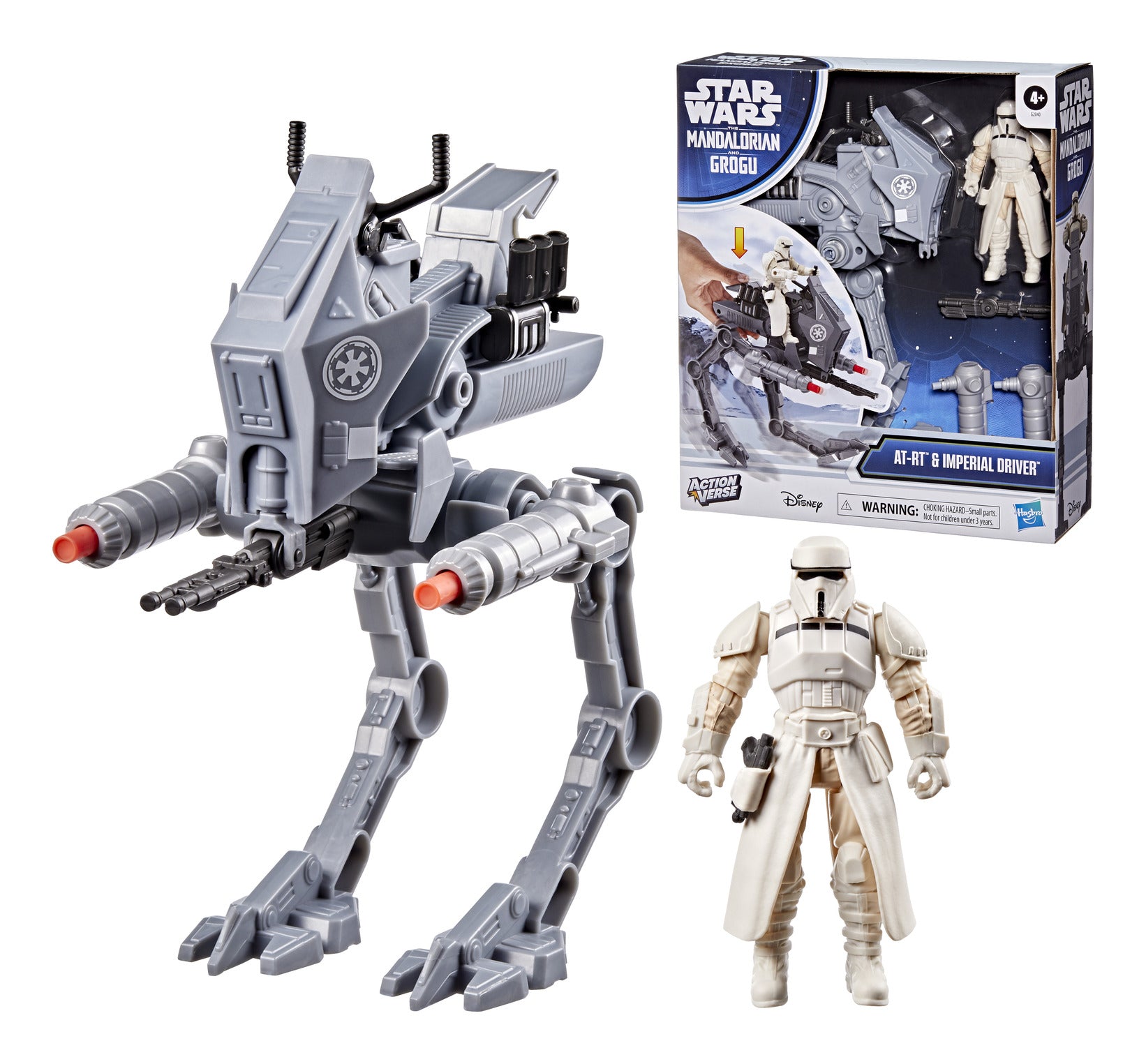 Star Wars ActionVerse AT-RT Vehicle & Imperial Remnant AT-RT Driver