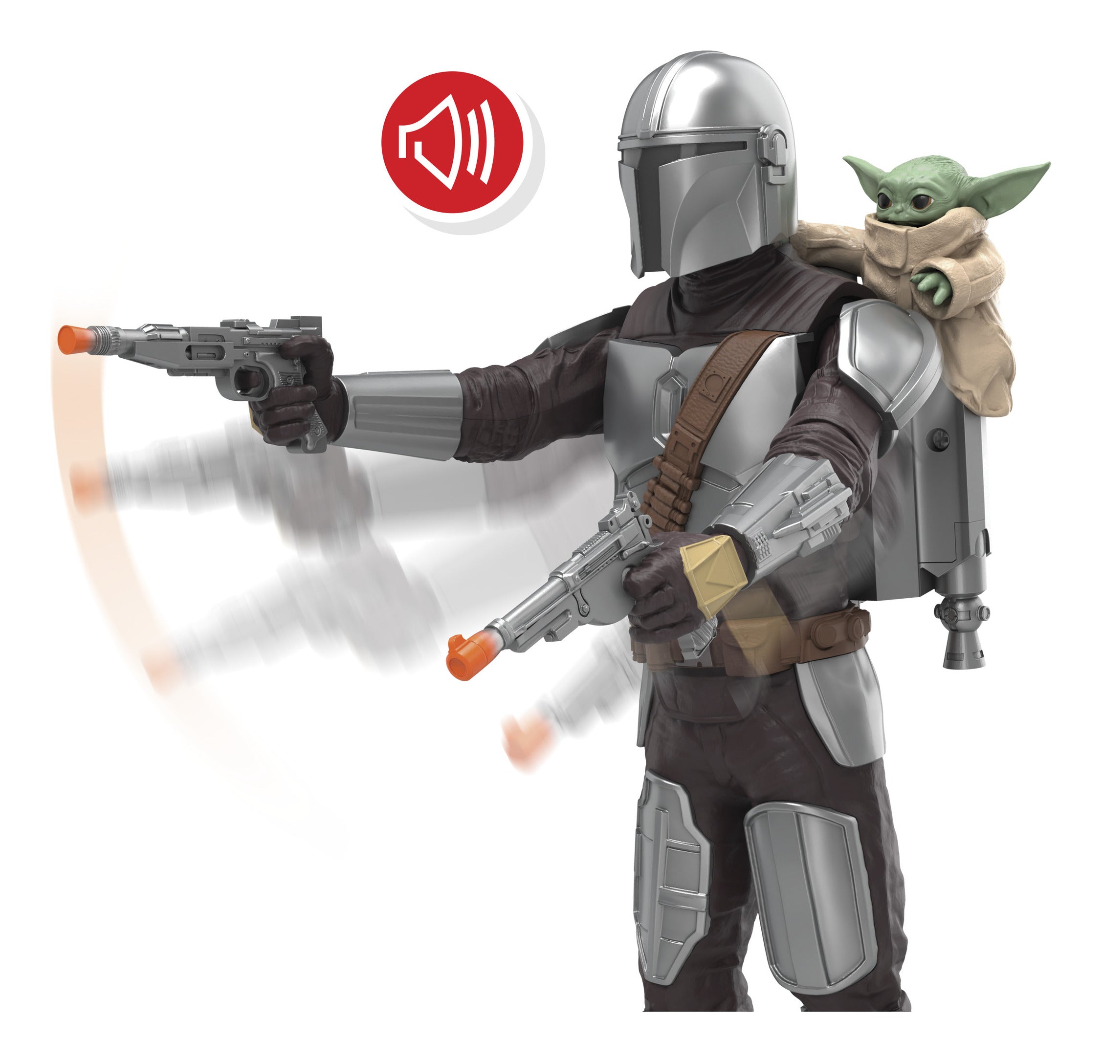 Star Wars The Mandalorian & Grogu Bounty Blaster Action Figure