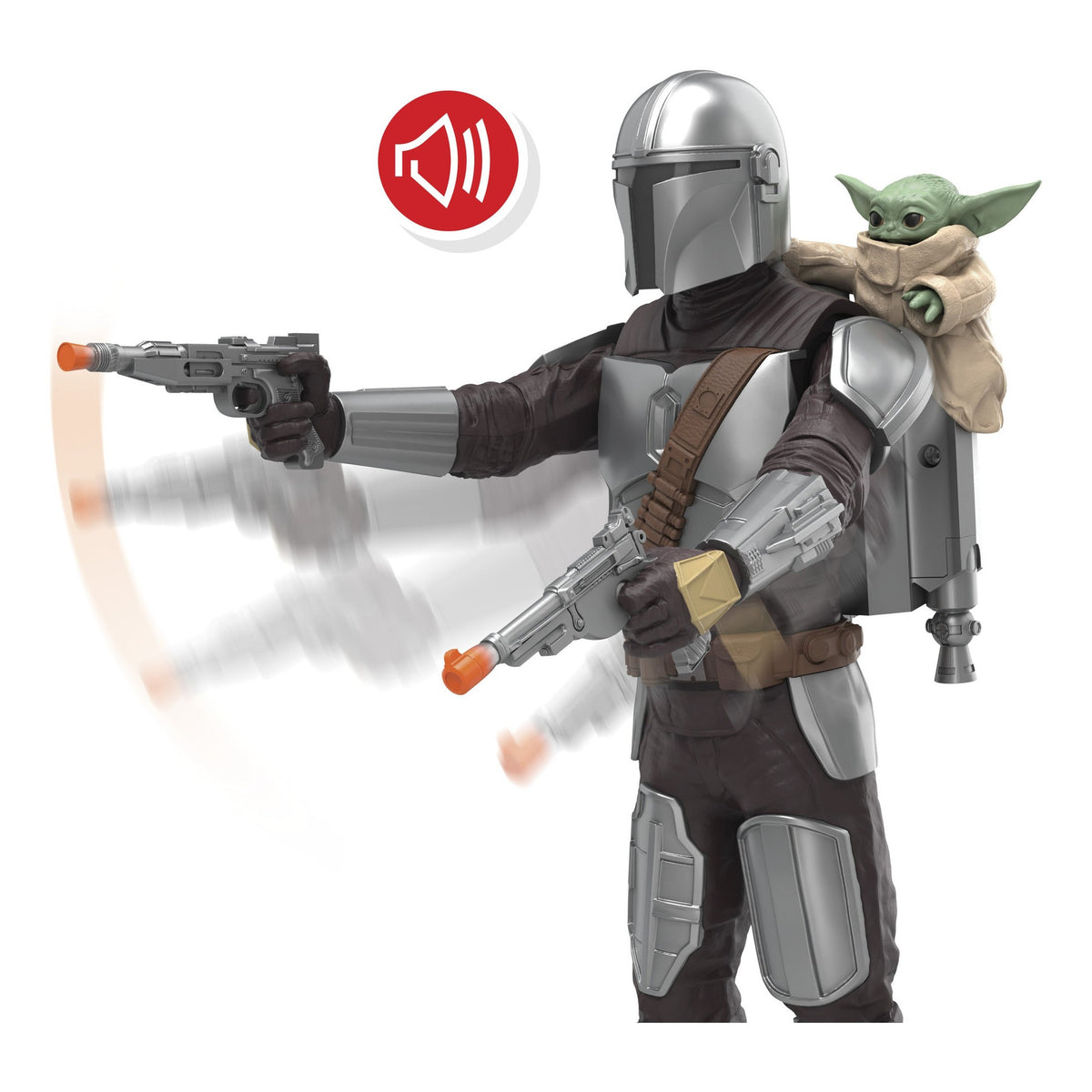 Star Wars The Mandalorian & Grogu Bounty Blaster Action Figure