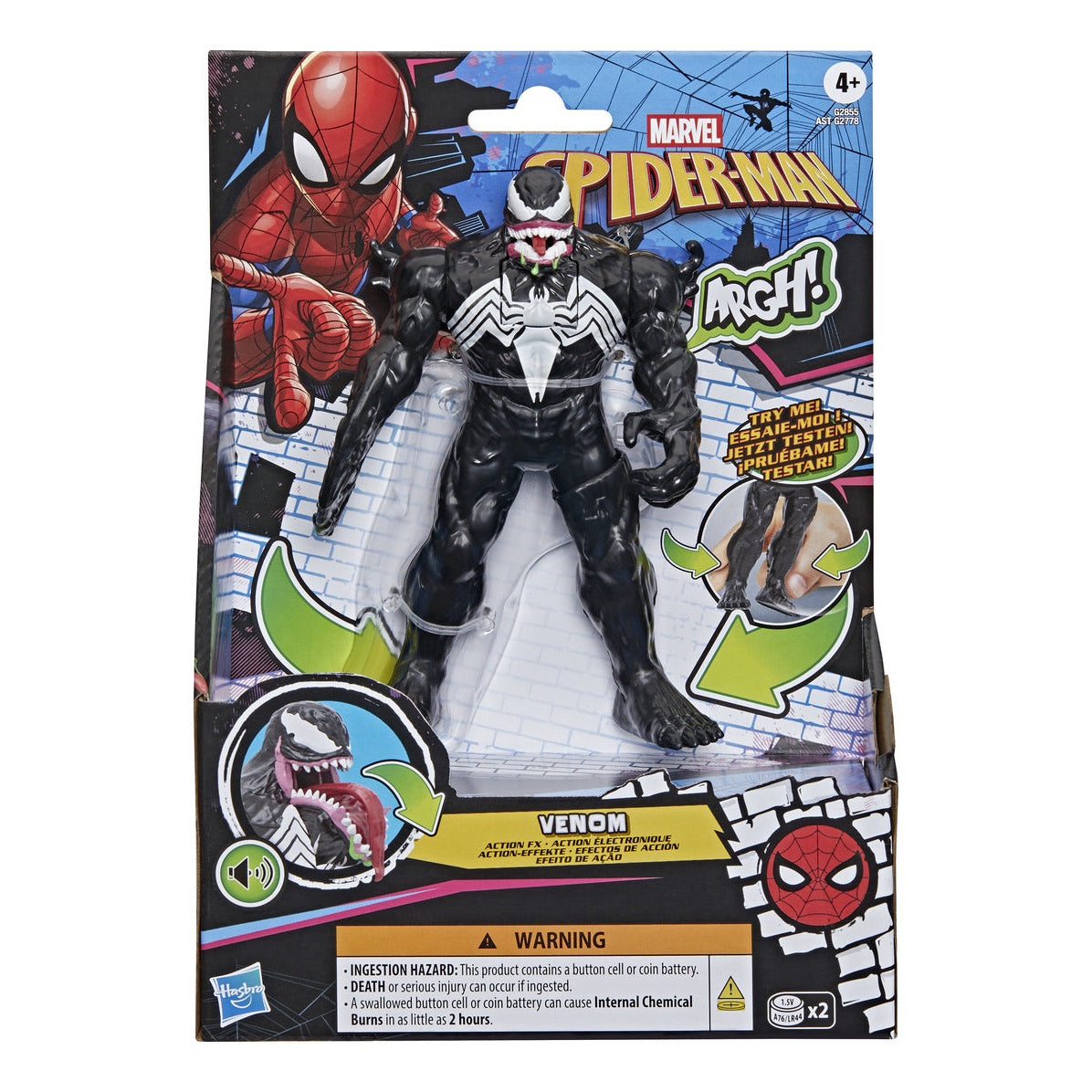 Marvel Spider-Man Venom Action FX Electronic Figure 15.2cm