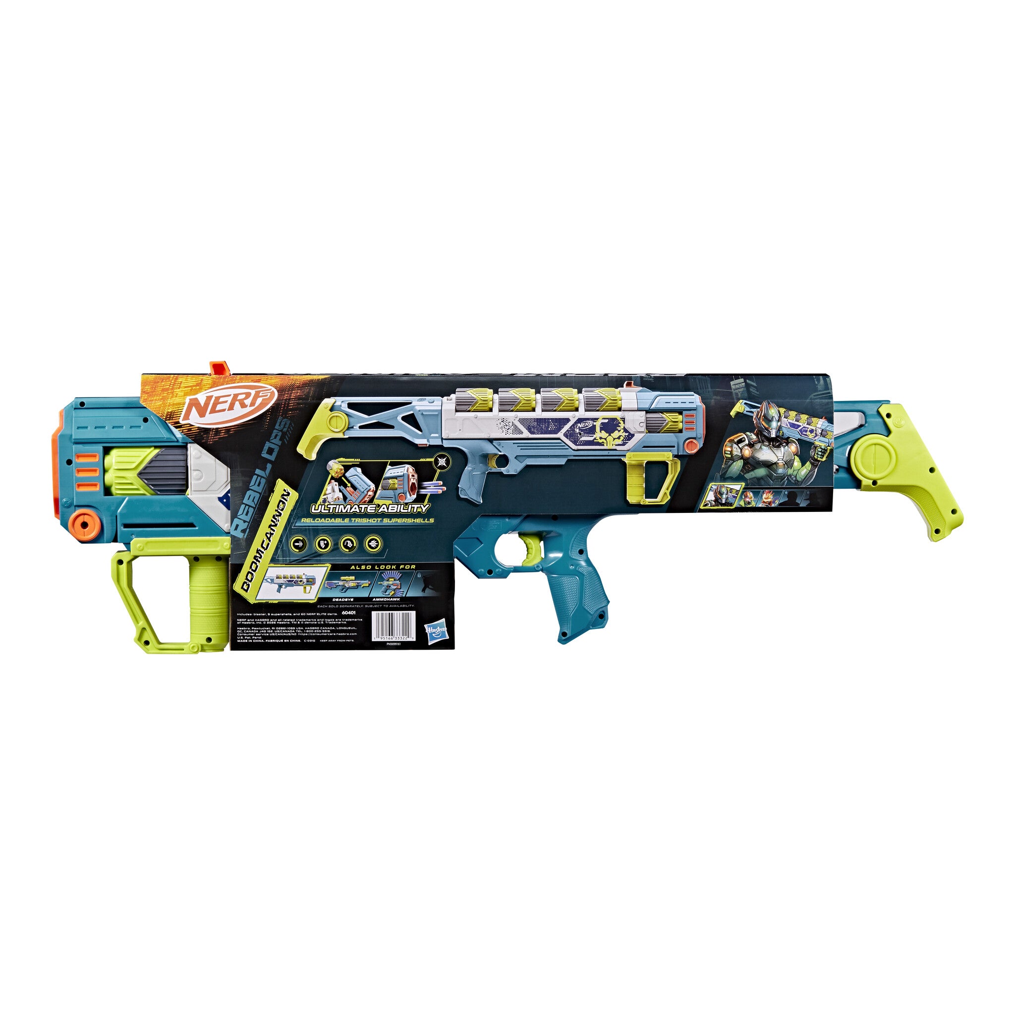 Nerf Rebel Ops Doom Cannon Blaster with 60 Darts