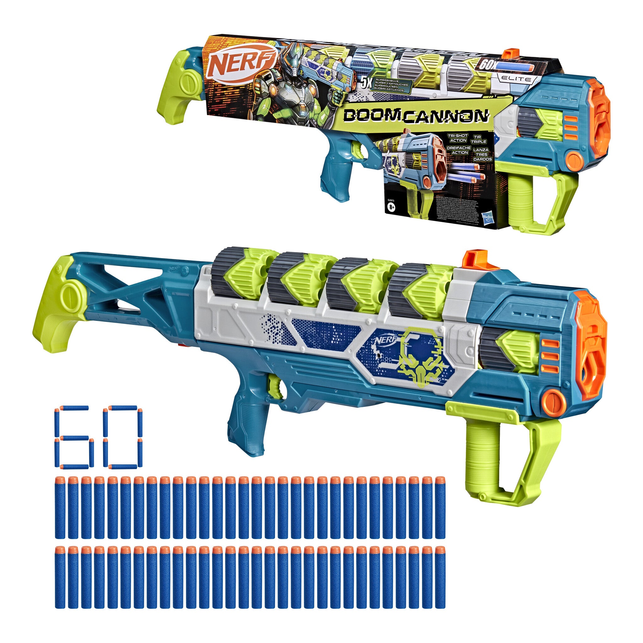 Nerf Rebel Ops Doom Cannon Blaster with 60 Darts