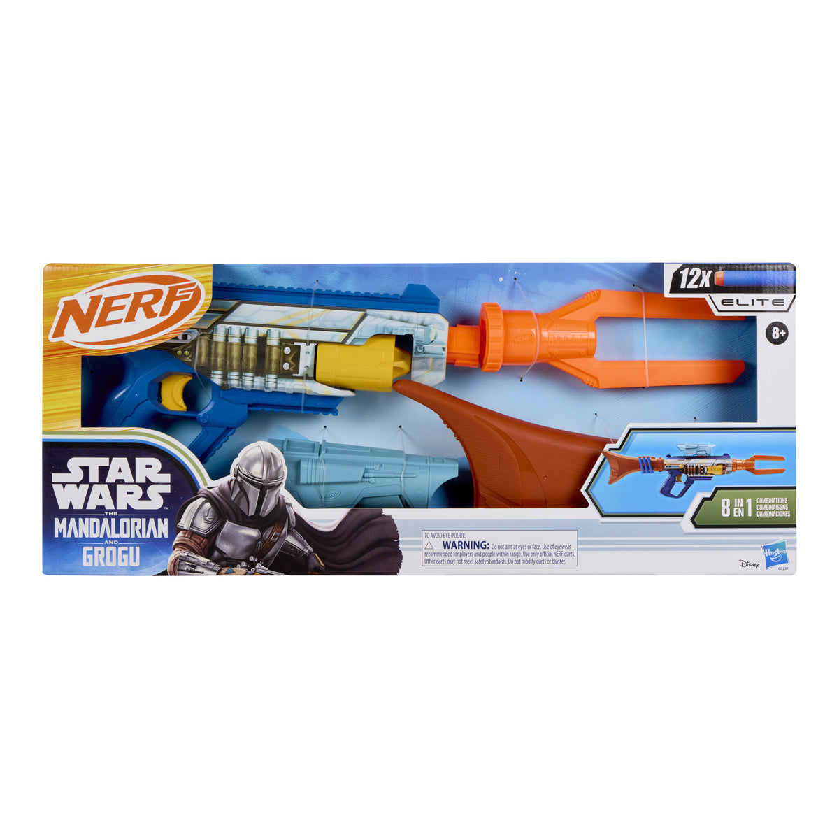 Nerf Star Wars The Mandalorian & Grogu 8-in-1 Blaster
