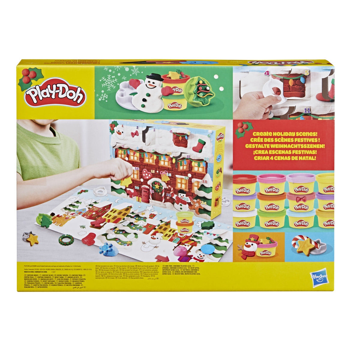 Play-Doh Advent Calendar with 24 Days of Surprises