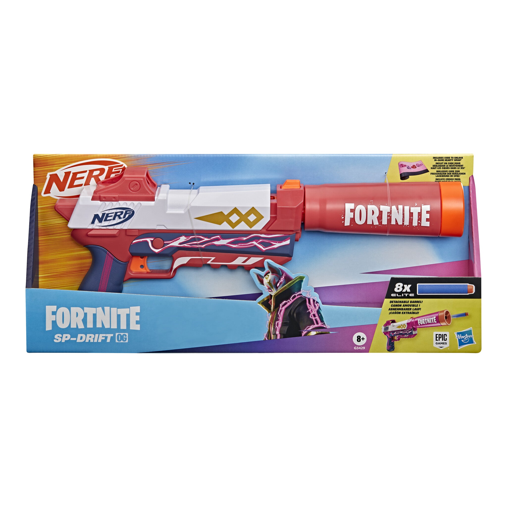 Nerf Fortnite SP-Drift OG Dart Blaster