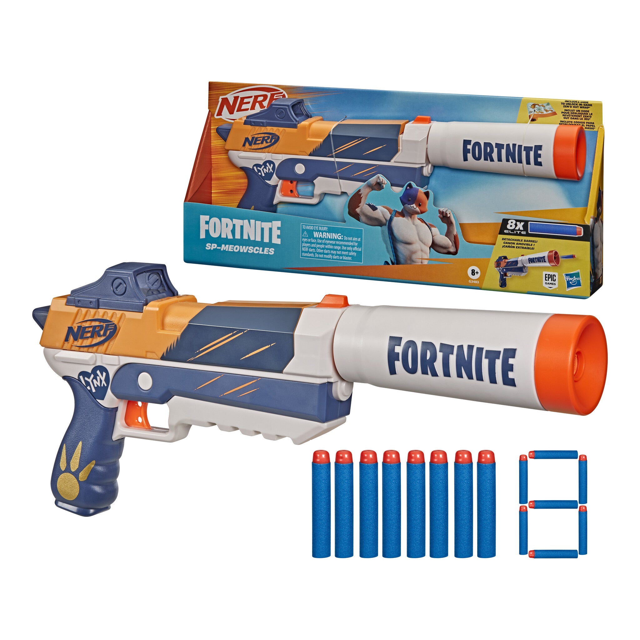 Nerf Fortnite SP-Meowscles Blaster