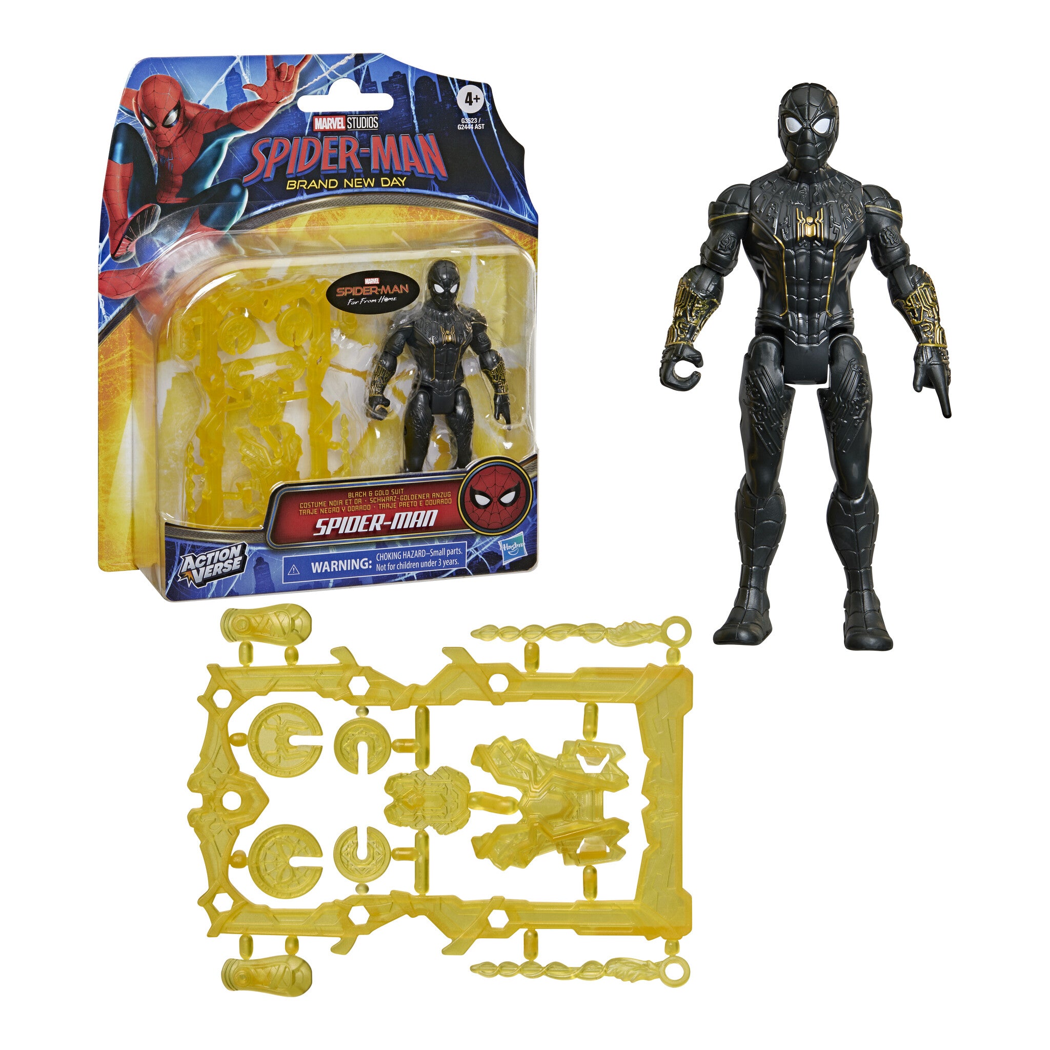 Hasbro Marvel Spider-Man Brand New Day Black & Gold Suit Figure with Gear