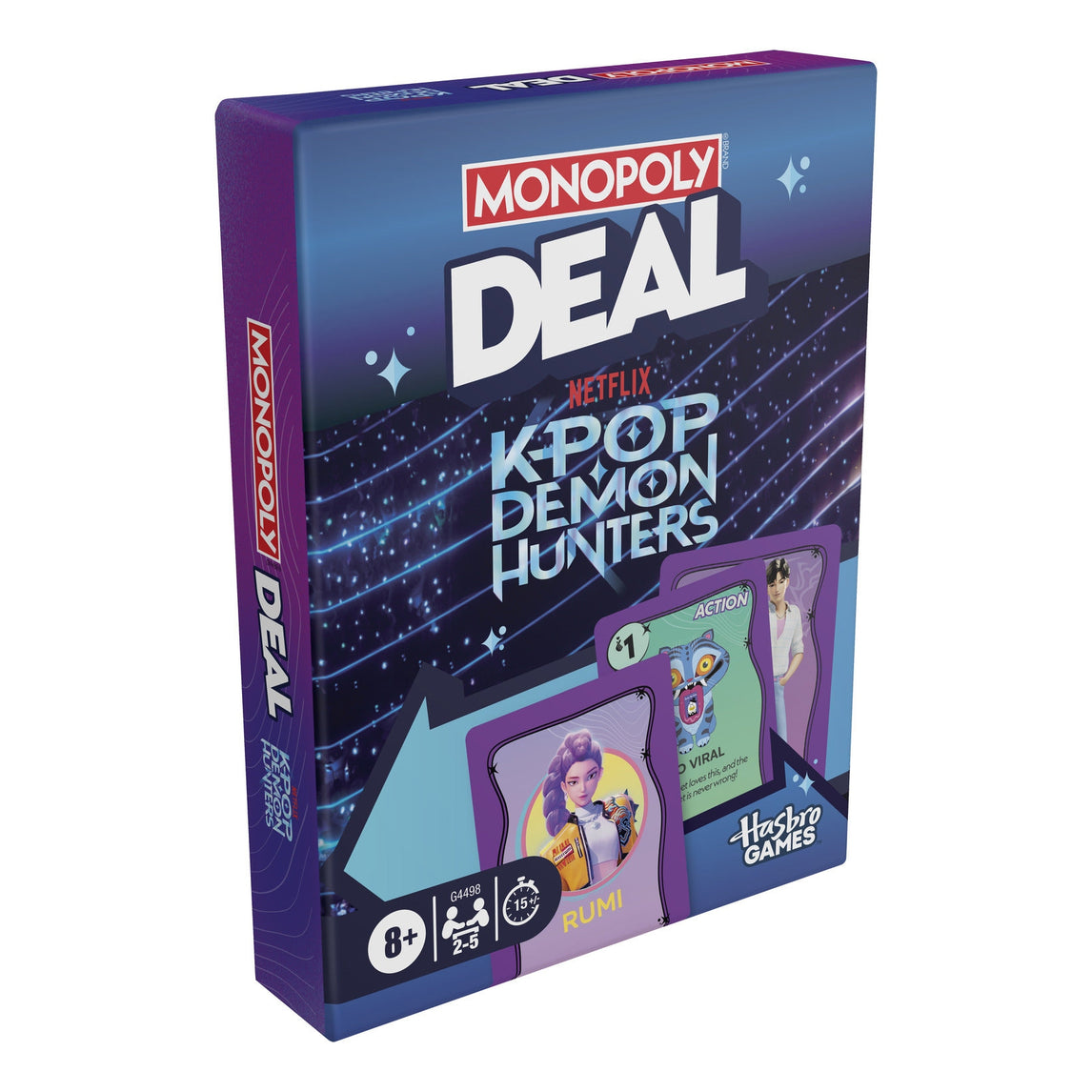 Hasbro Monopoly Deal KPop Demon Hunters Card Game