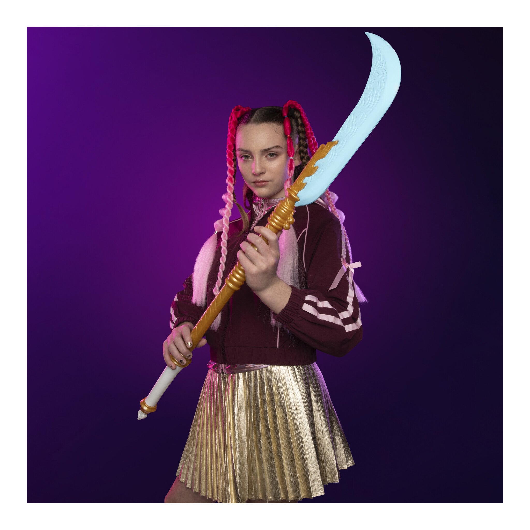 NERF KPop Demon Hunters Mira's Curved Moon Sword 91cm