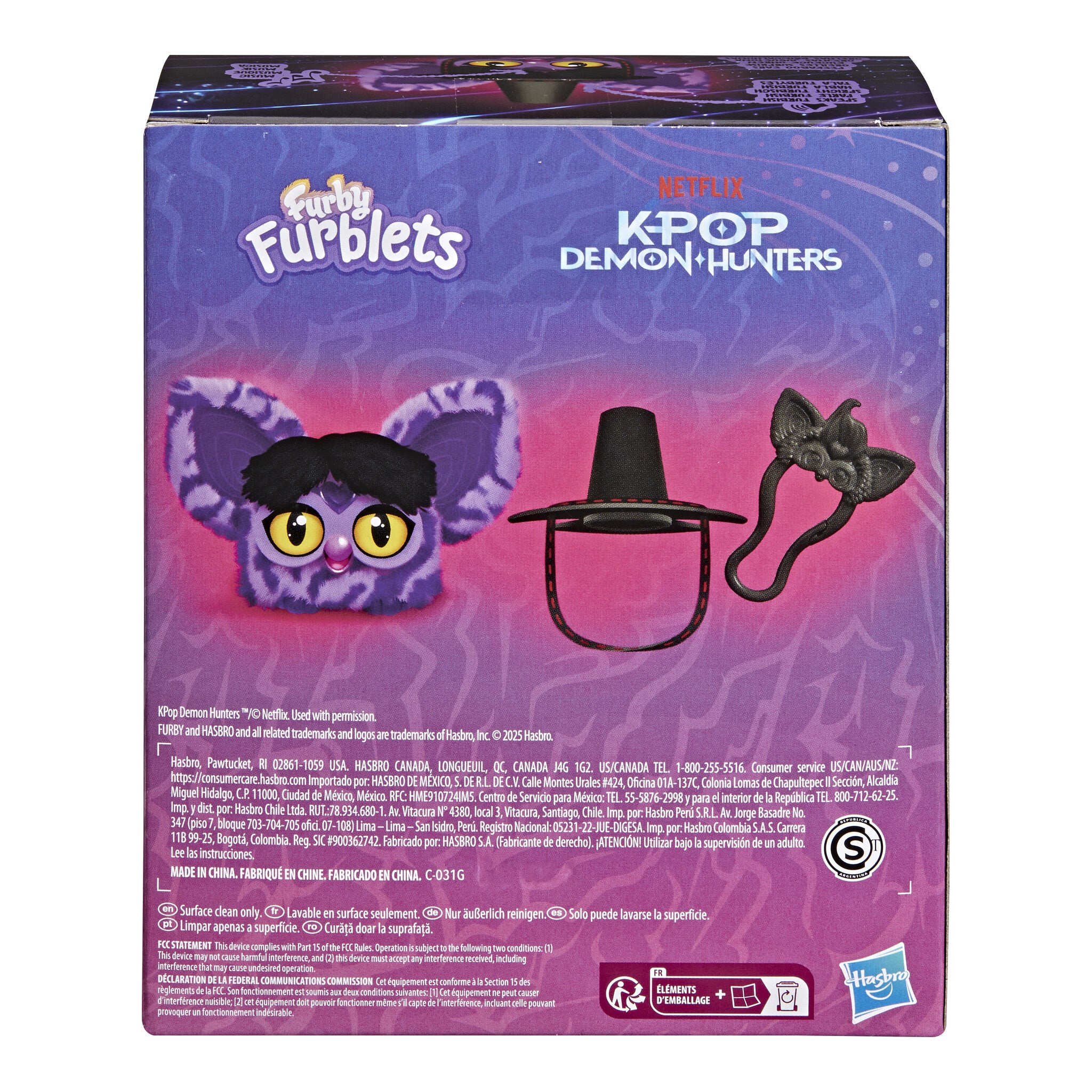Hasbro Furby Furblets KPop Demon Hunters Saja Boy Demon