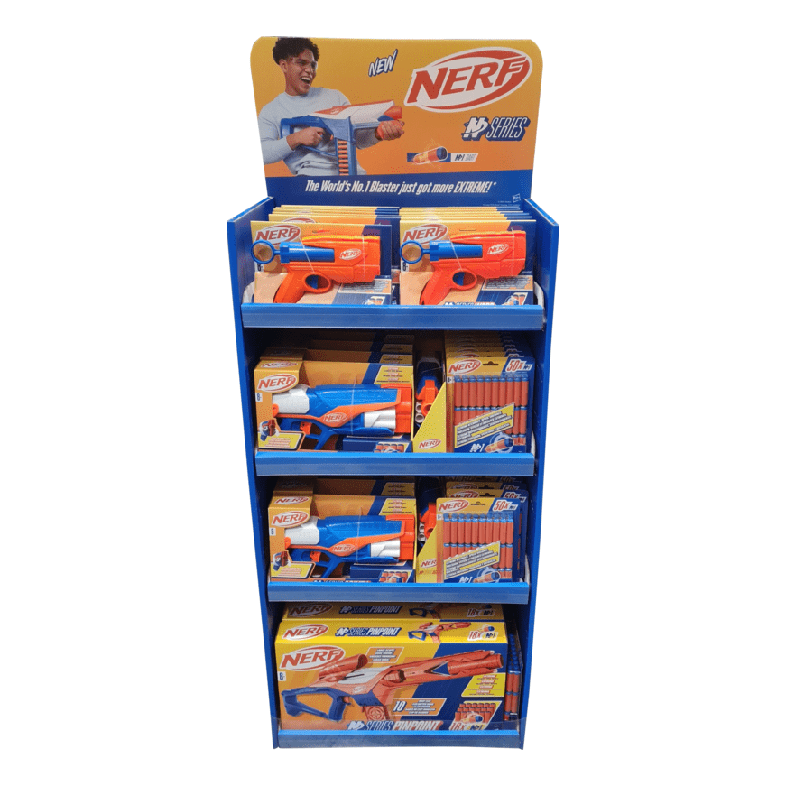 Nerf Empty FSDU Floorstanding Display Unit
