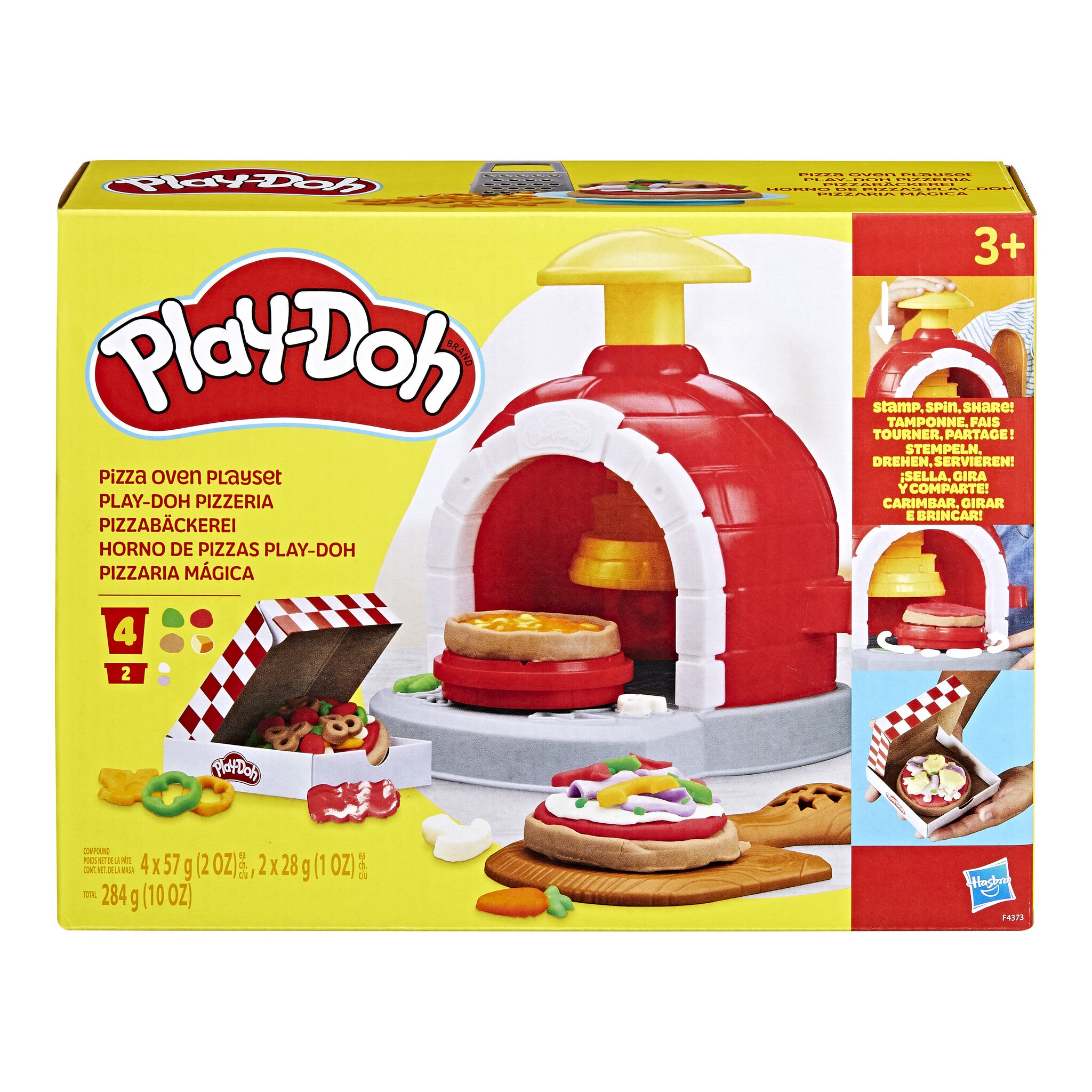 Play-Doh Kitchen Creations Pizza Oven Playset with 6 Cans and 8 Accessories
